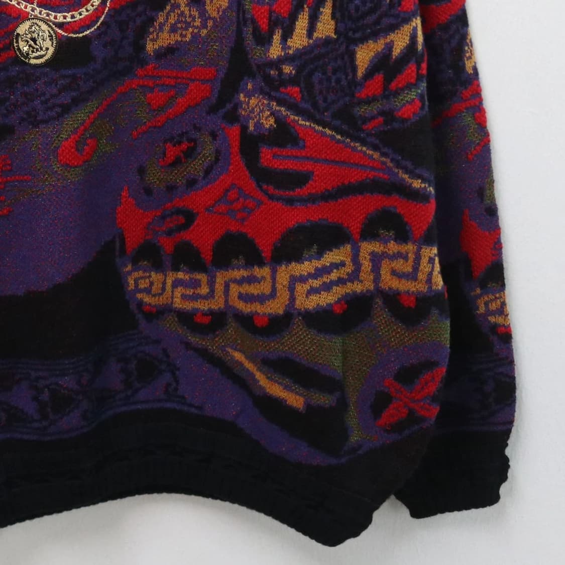 UNGARO HOMME 울 혼방 패턴 니트 64273 상품이미지4