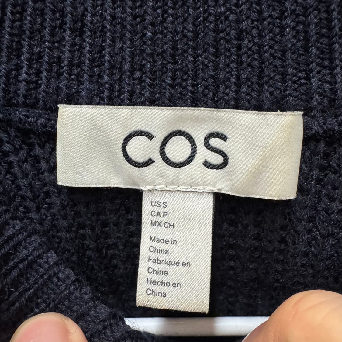 코스 cos 반집업 니트 상품이미지2