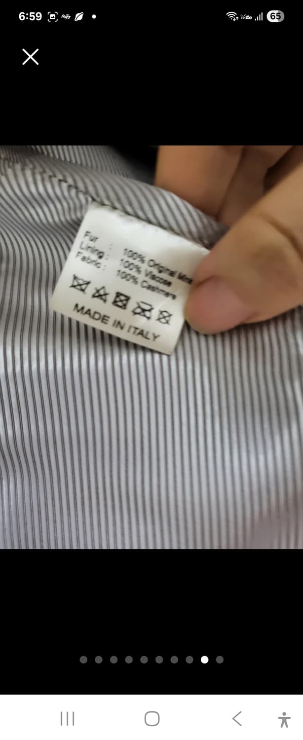 BASSETTI 이태리 명품브랜드 사가퍼 밍크 베스트 free 상품이미지9