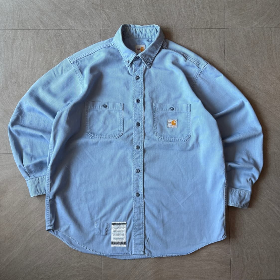 칼하트 FR 오리지널 스카이블루 셔츠 상품이미지1