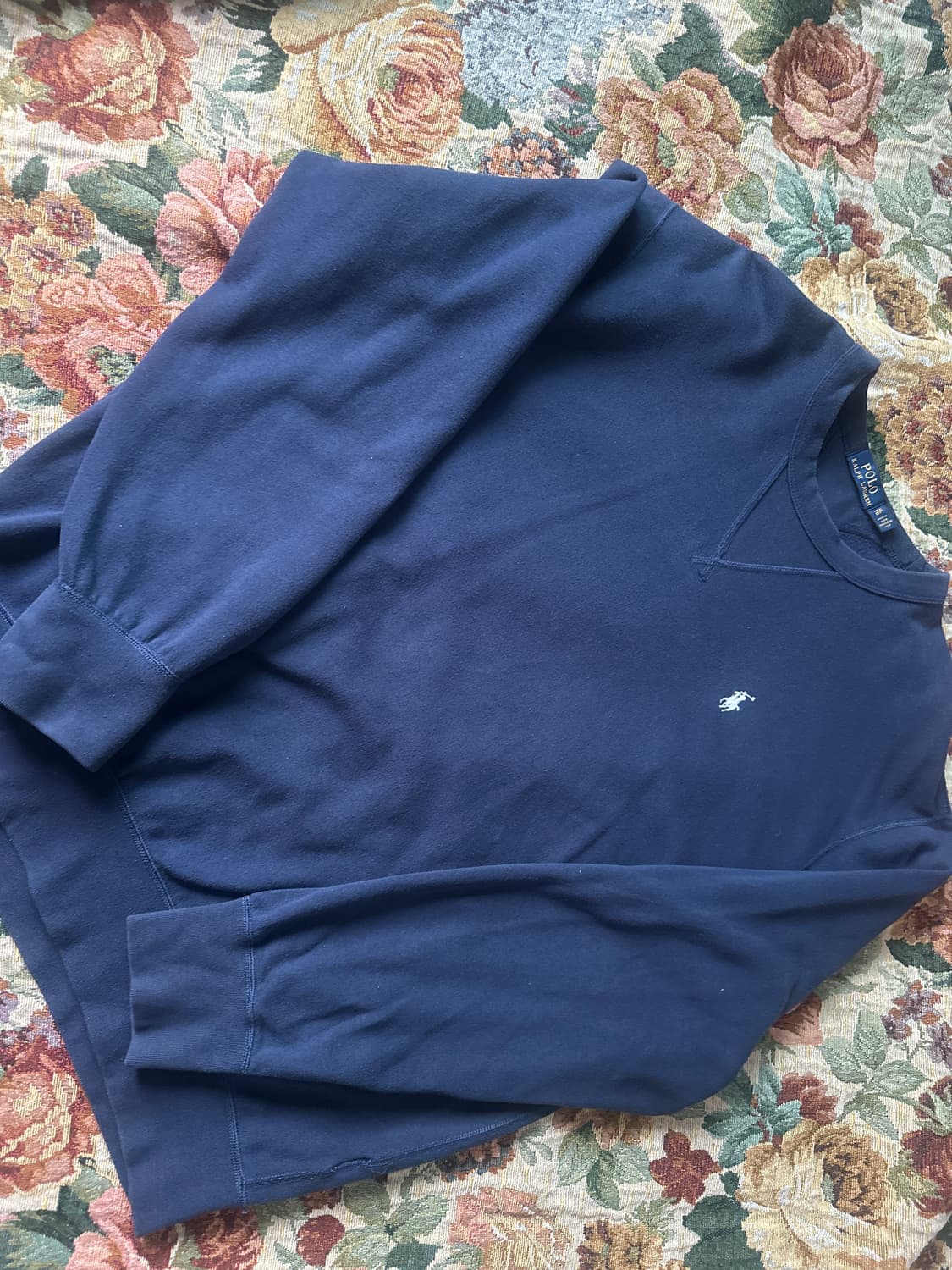 폴로 맨투맨 네이비XL 상품이미지1