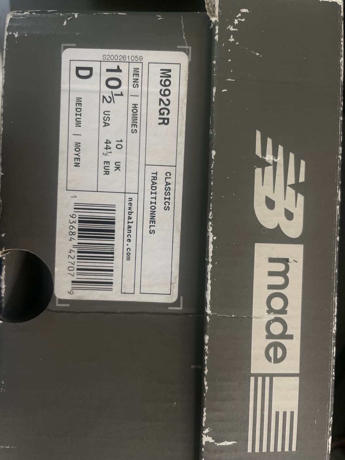 뉴발란스 m992gr 285 상품이미지2