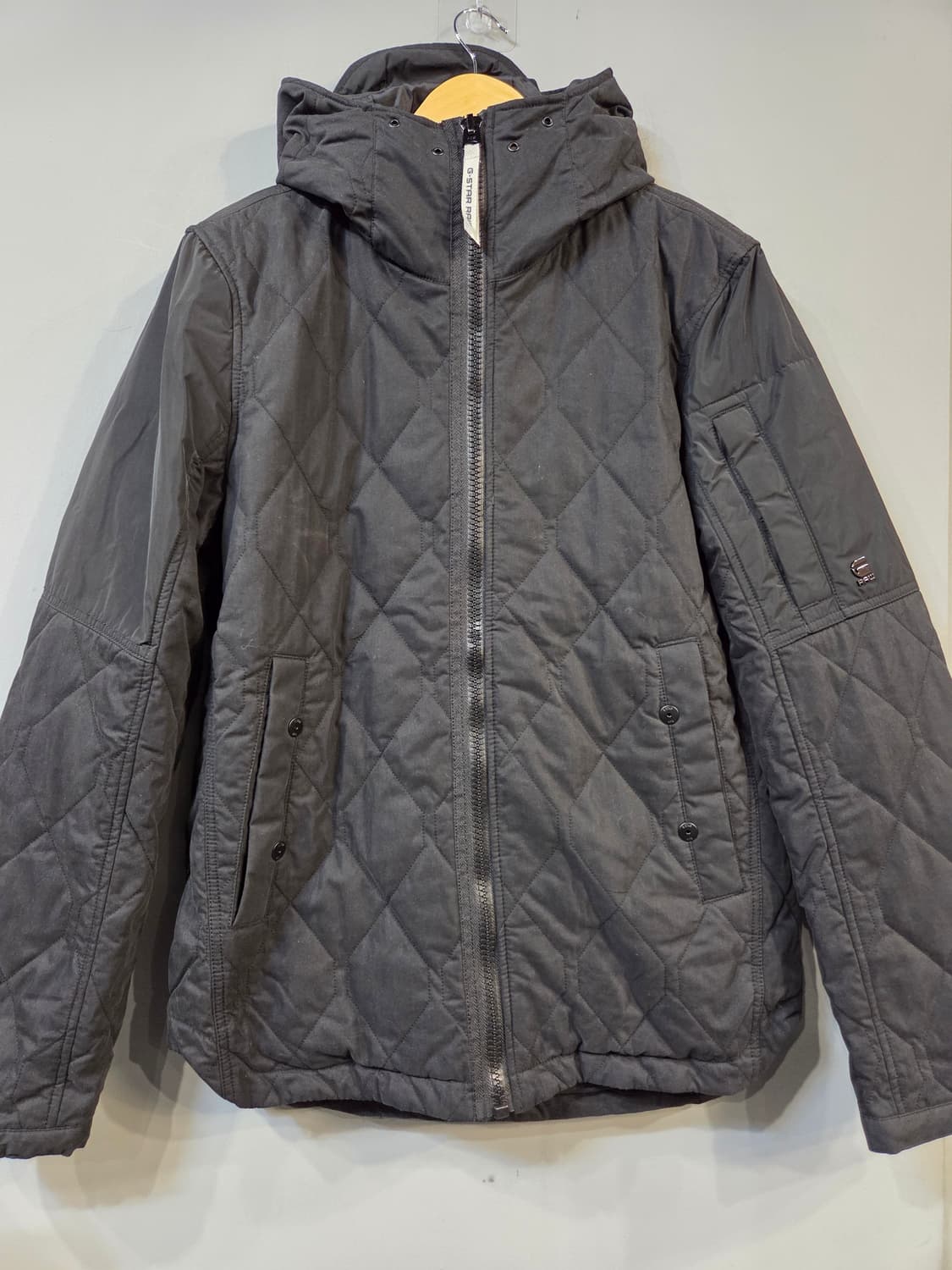 G-Star Raw 다이아 퀼팅 후드 패딩 점퍼(M) 상품이미지1