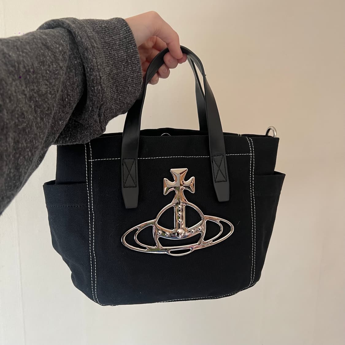 비비안웨스트우드 캔버스 토트백  상품이미지3