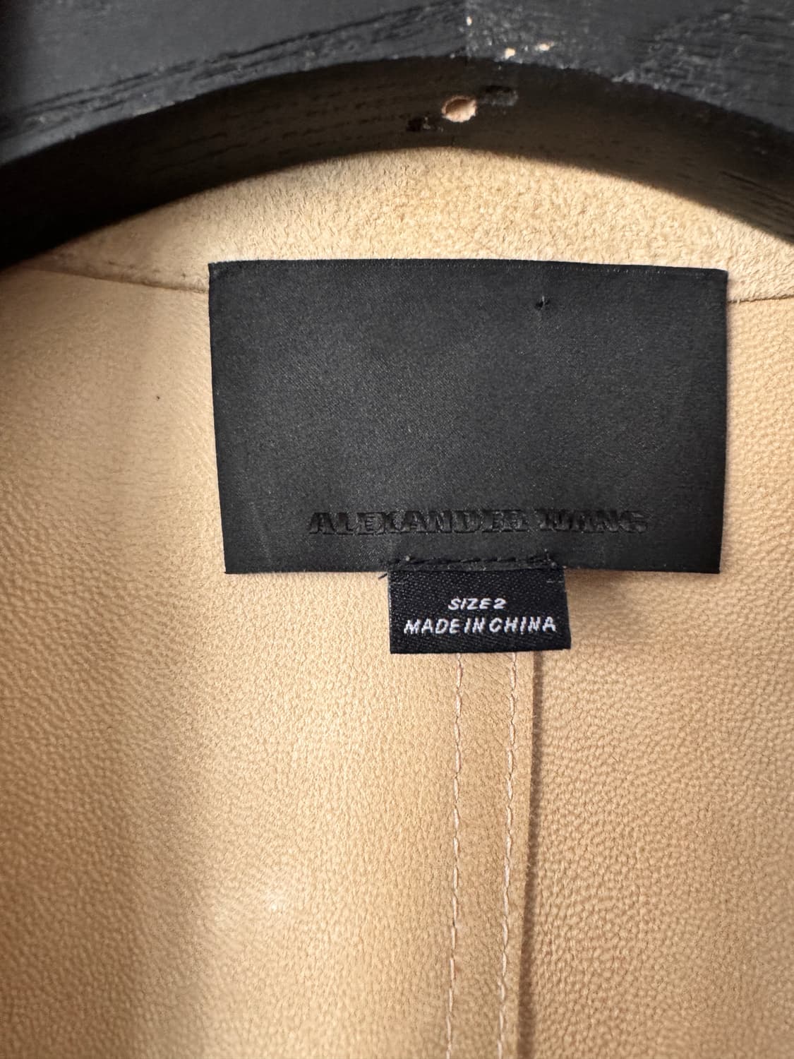 ALEXANDER WANG 스웨이드 자켓 베이지 Size 2(55,66사 상품이미지5