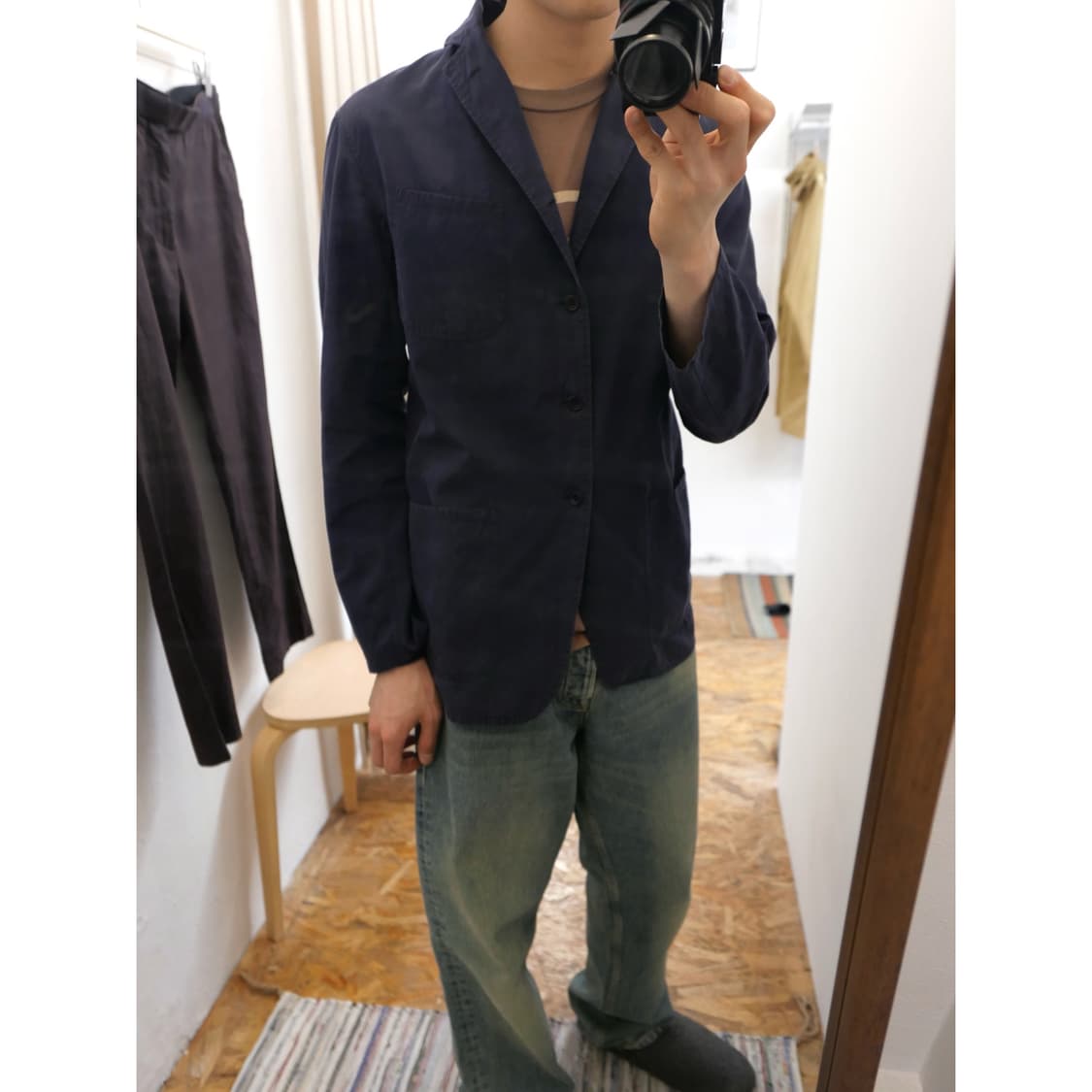 코모리 코튼 자켓 상품이미지1