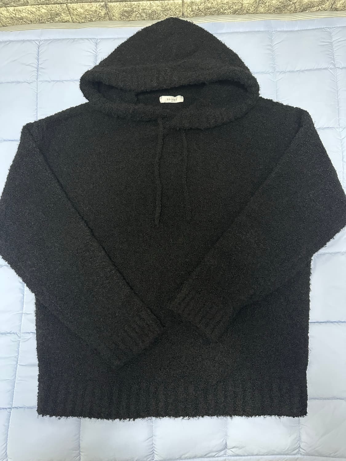 노이어 부클 후디 오버핏 스웨터 (50) 상품이미지2