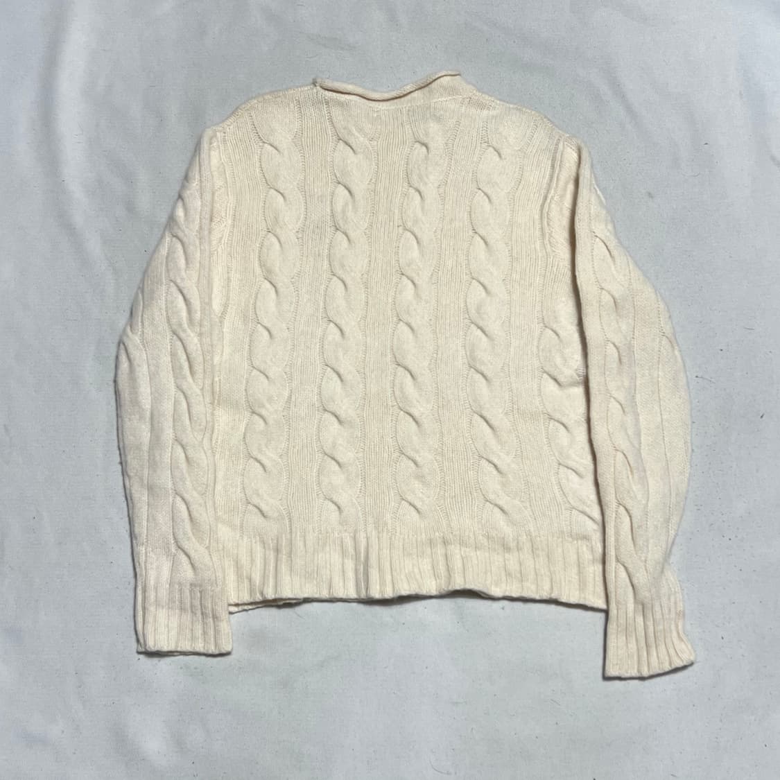 M 폴로랄프로렌 여성용 캐시미어 케이블 니트 상품이미지3