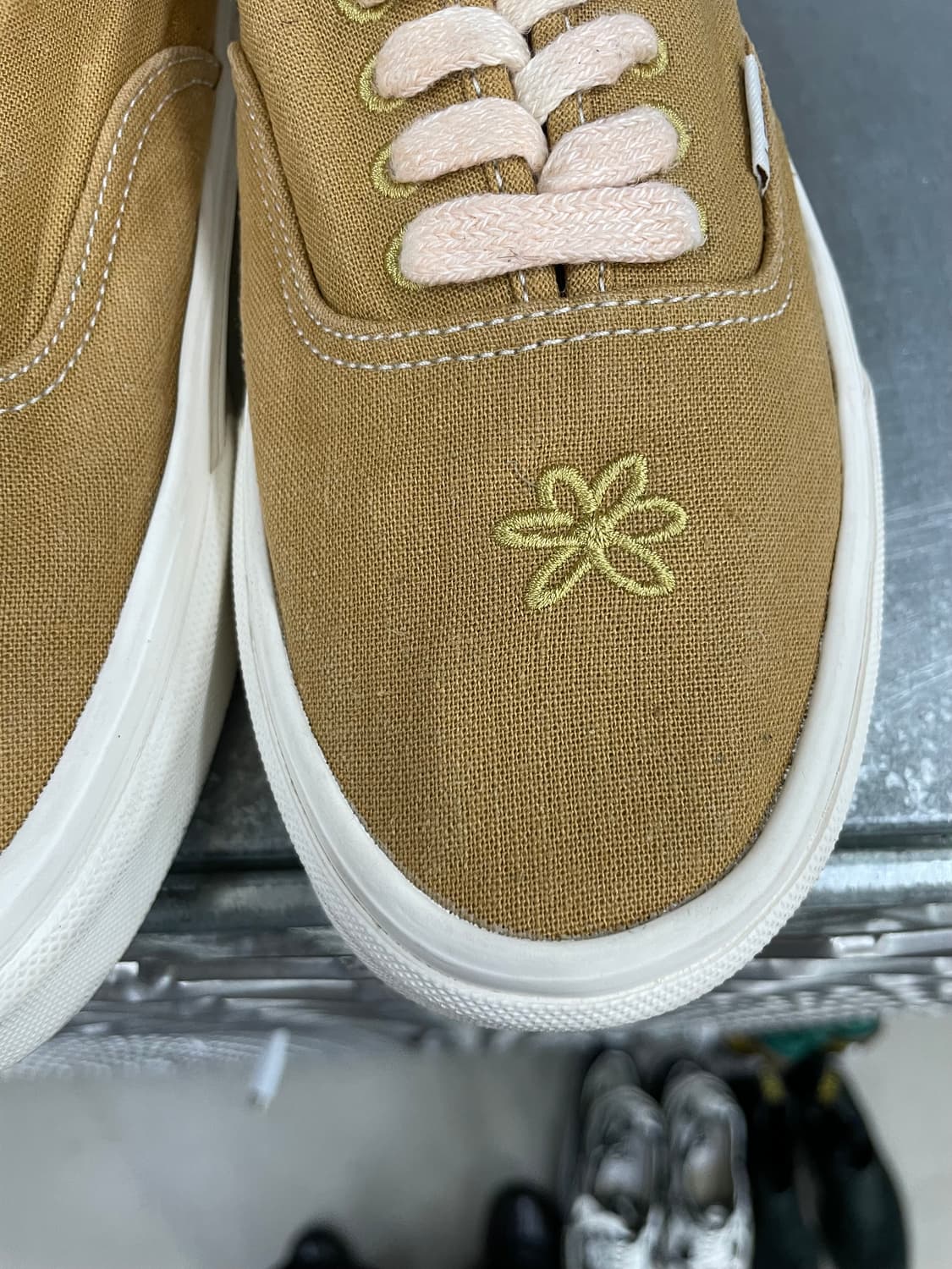 반스 어센틱 에코 띠어리 머스타드 골드 us9 (gr-4588) 상품이미지7