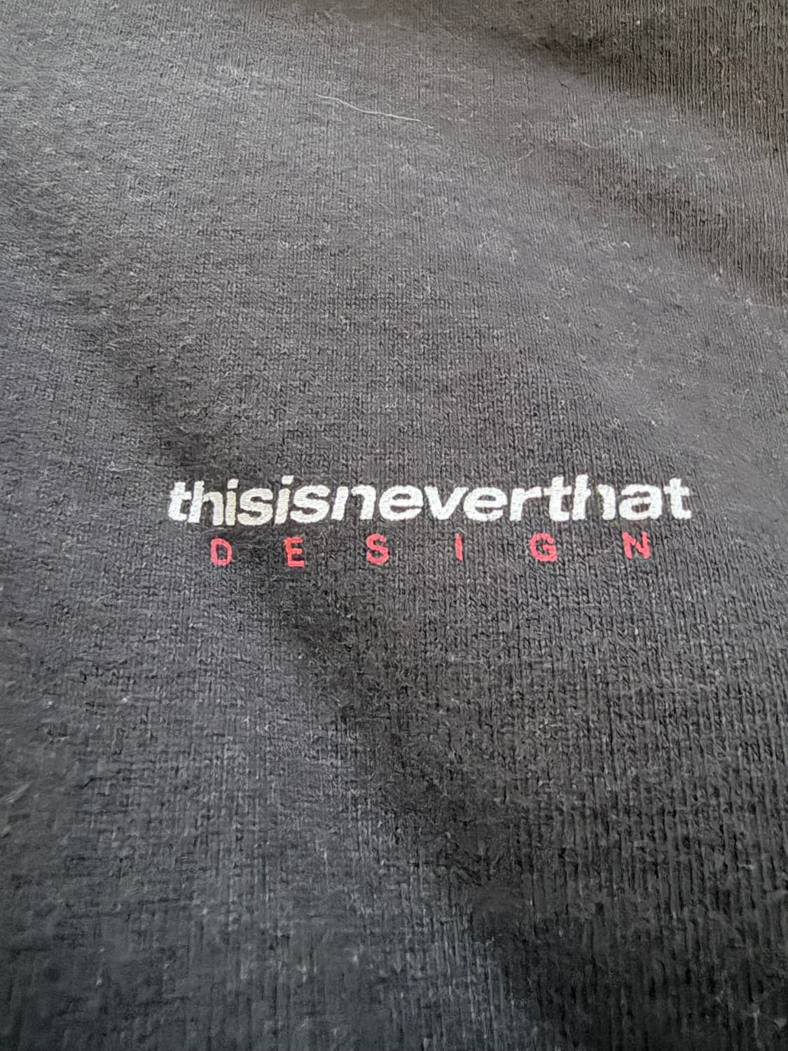 디스이즈네버댓 블랙 레터링 후드티 xl 상품이미지2