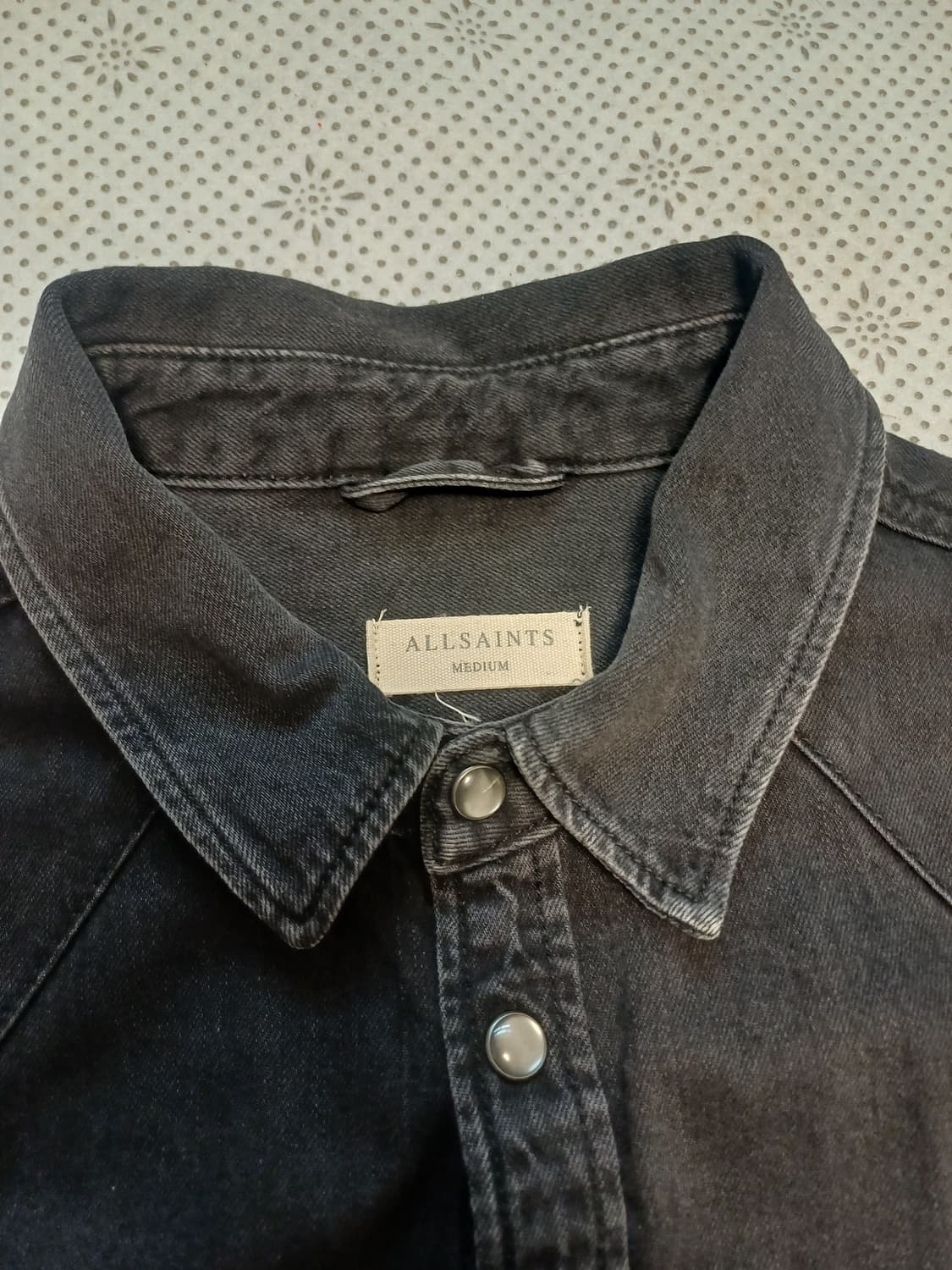 올세인츠(all saints) 블랙데님셔츠 M 상품이미지3