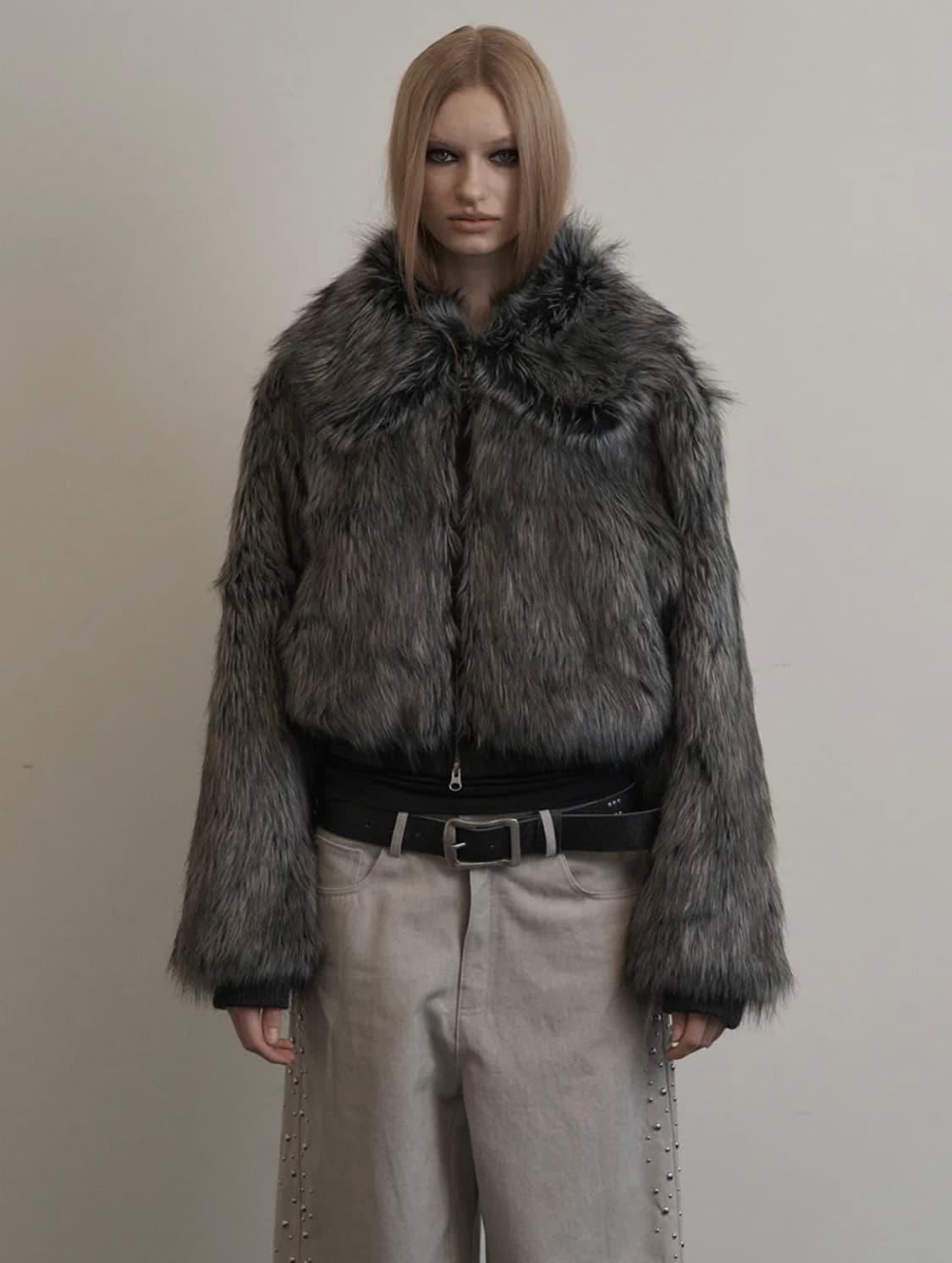 셋업이엑스이 퍼자켓 FUR SHORT JACKET 상품이미지1