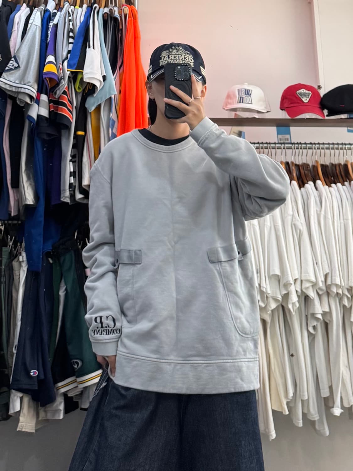 CP company 투포켓 맨투맨 상품이미지6