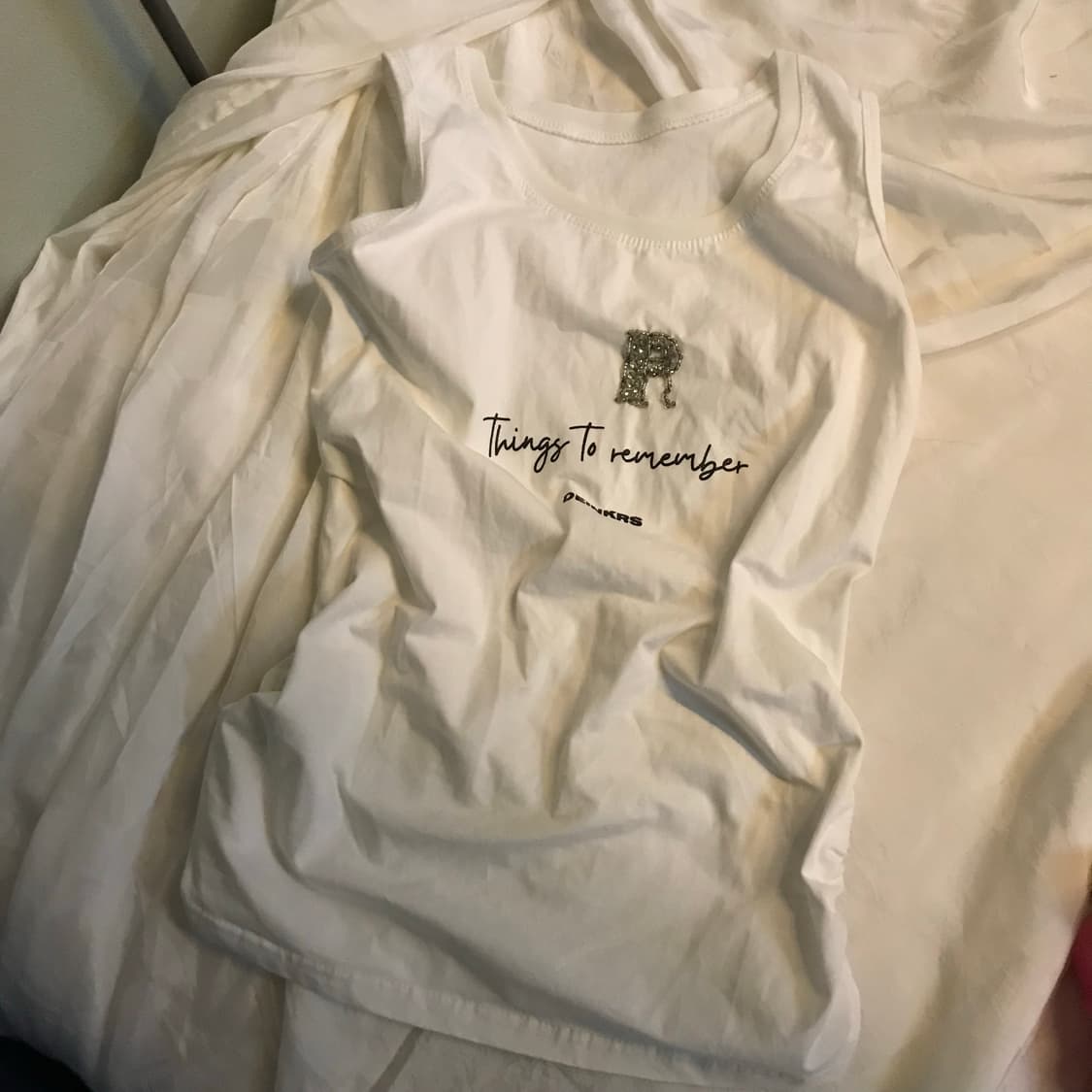 만원 Event🫧 Vintage 갸루 큐빅 셔링 슬리브리스 상품이미지4