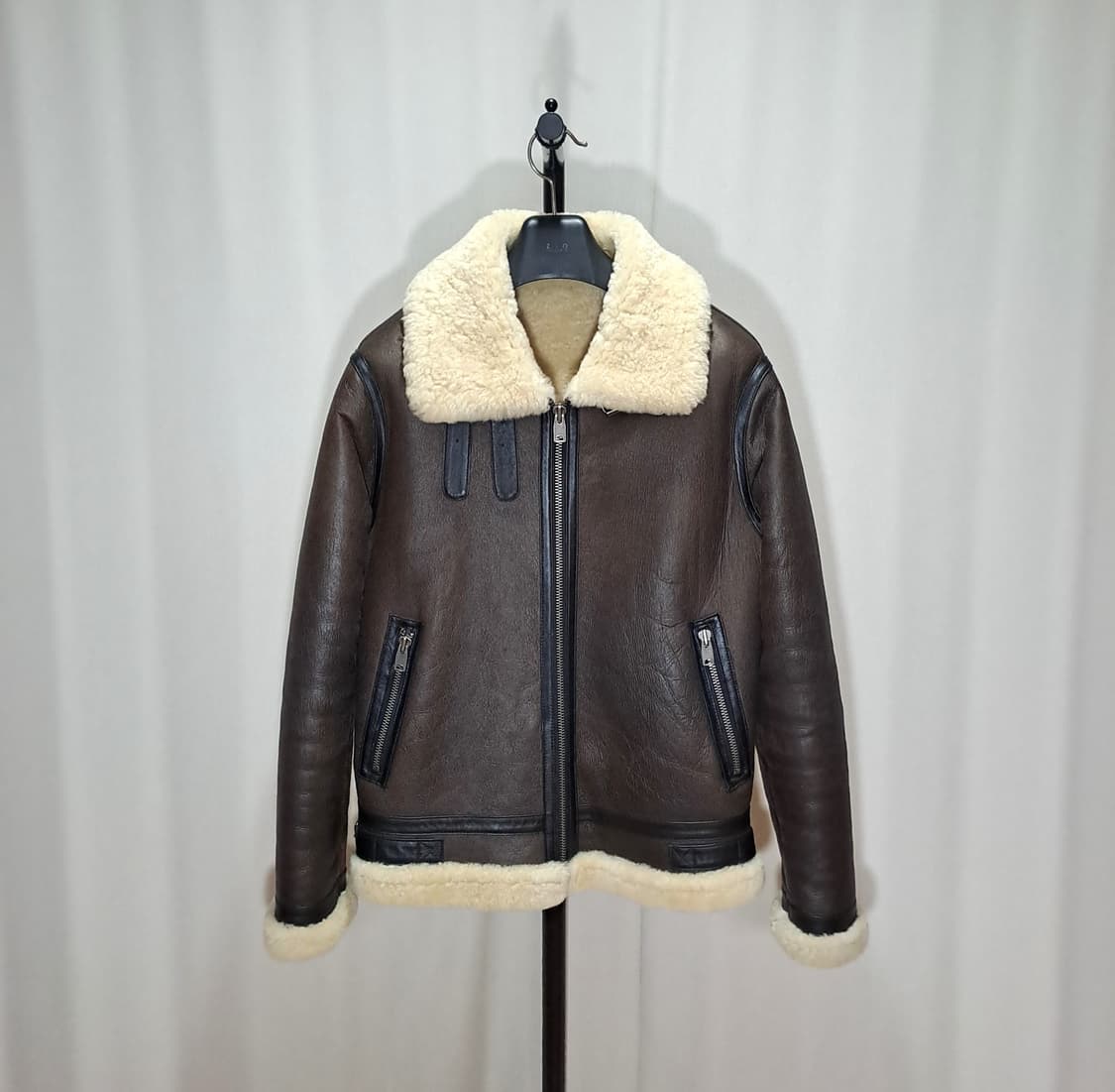 (택포) 양가죽 B-3 무스탕 국내생산 100 B602 상품이미지1