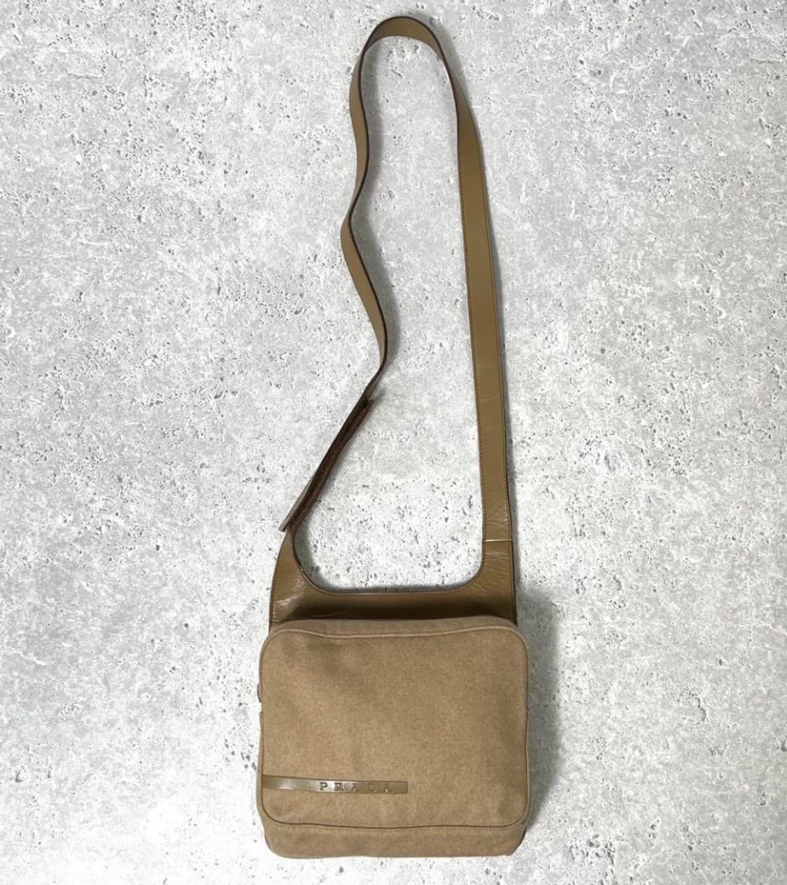 SS1999 PRADA canvas leather shoulder bag 상품이미지2