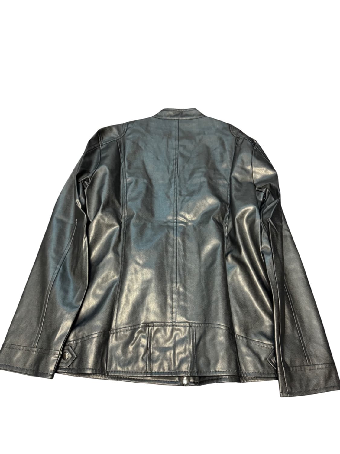 Classic Black Leather Jacket 상품이미지3