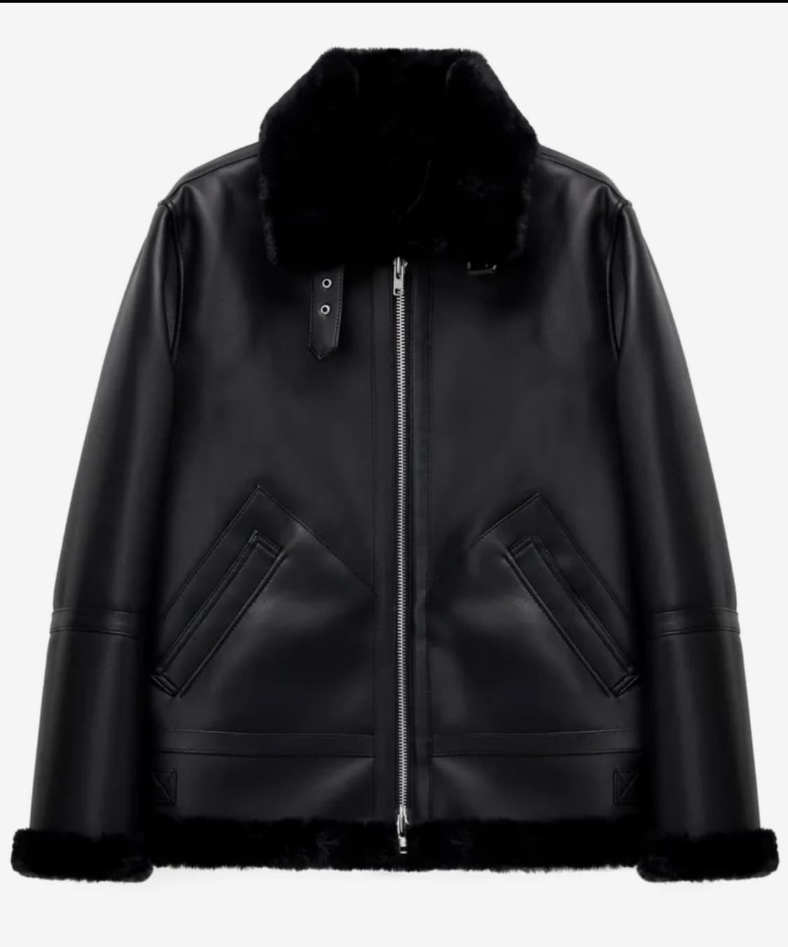 도프제이슨 블랙 무스탕 자켓 L 급처 상품이미지1