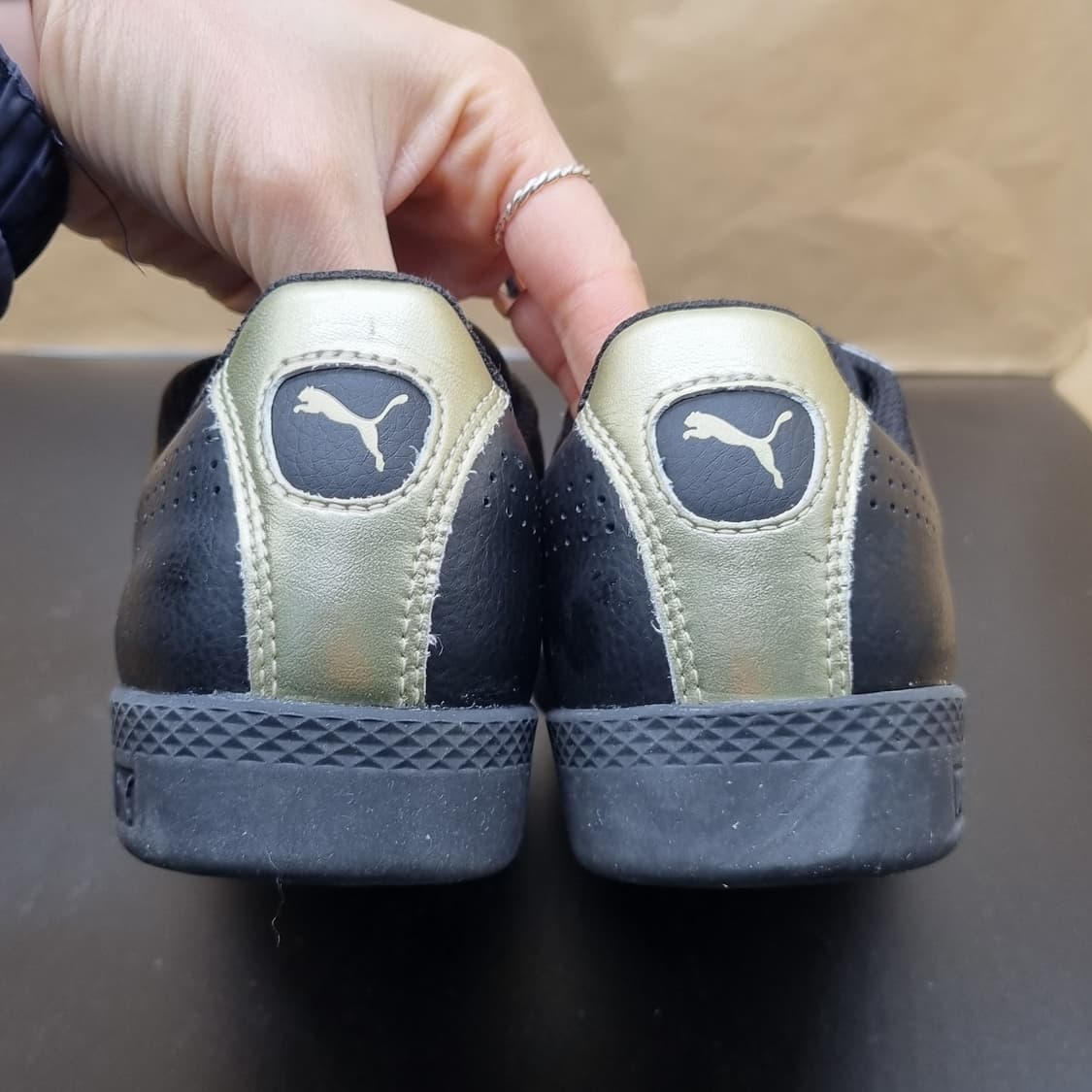 푸마 스매쉬 레더 스니커즈 245 상품이미지4