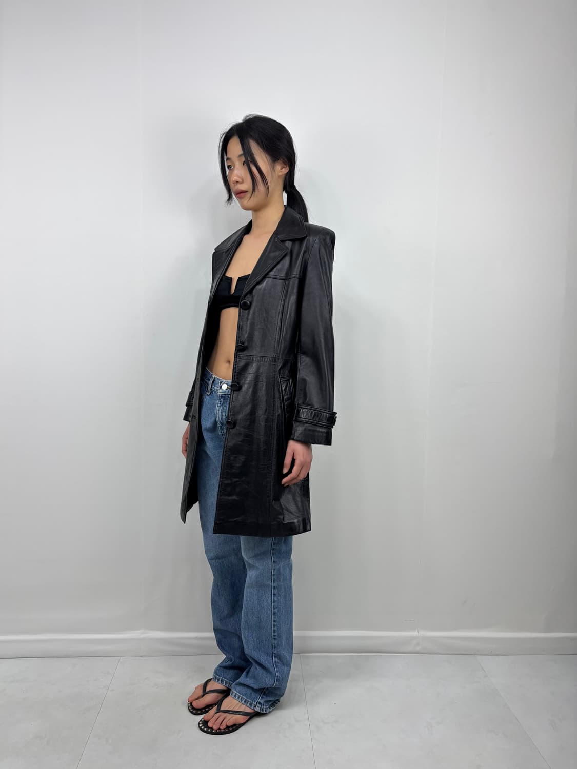 LAMBSKIN HALF COAT 상품이미지3