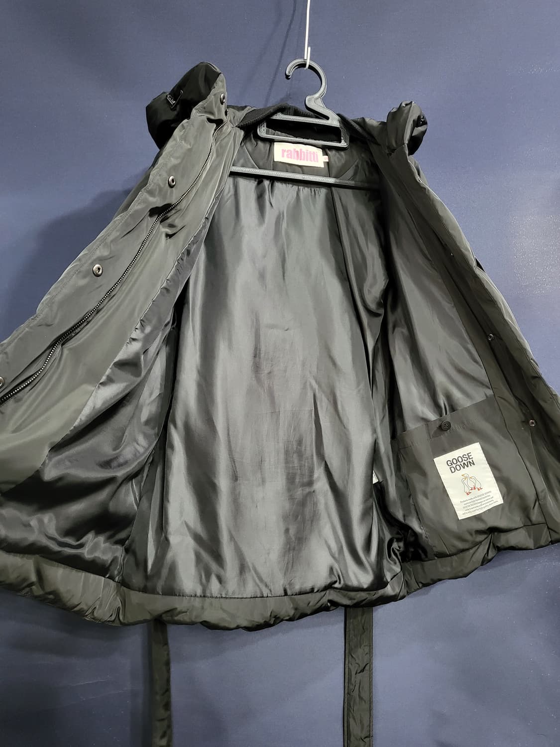 래비티 구스다운 벨트 패딩 상품이미지6