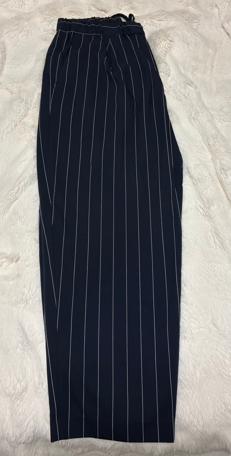 Gu 미하라 야스히로 스트라이프 와이드 팬츠 / L 상품이미지2