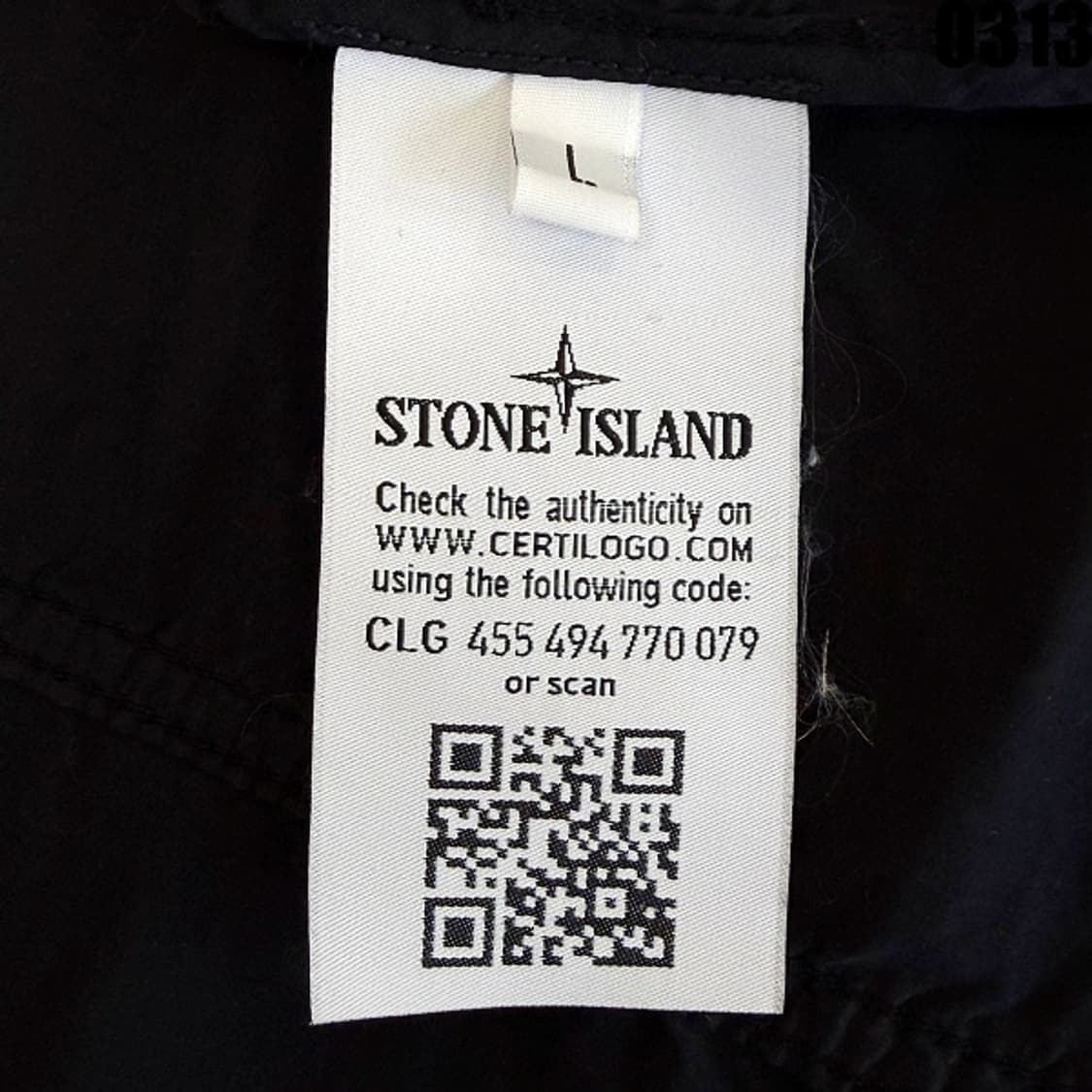 스톤아일랜드 DAVID LIGHT-TC 자켓 L 0313 상품이미지9