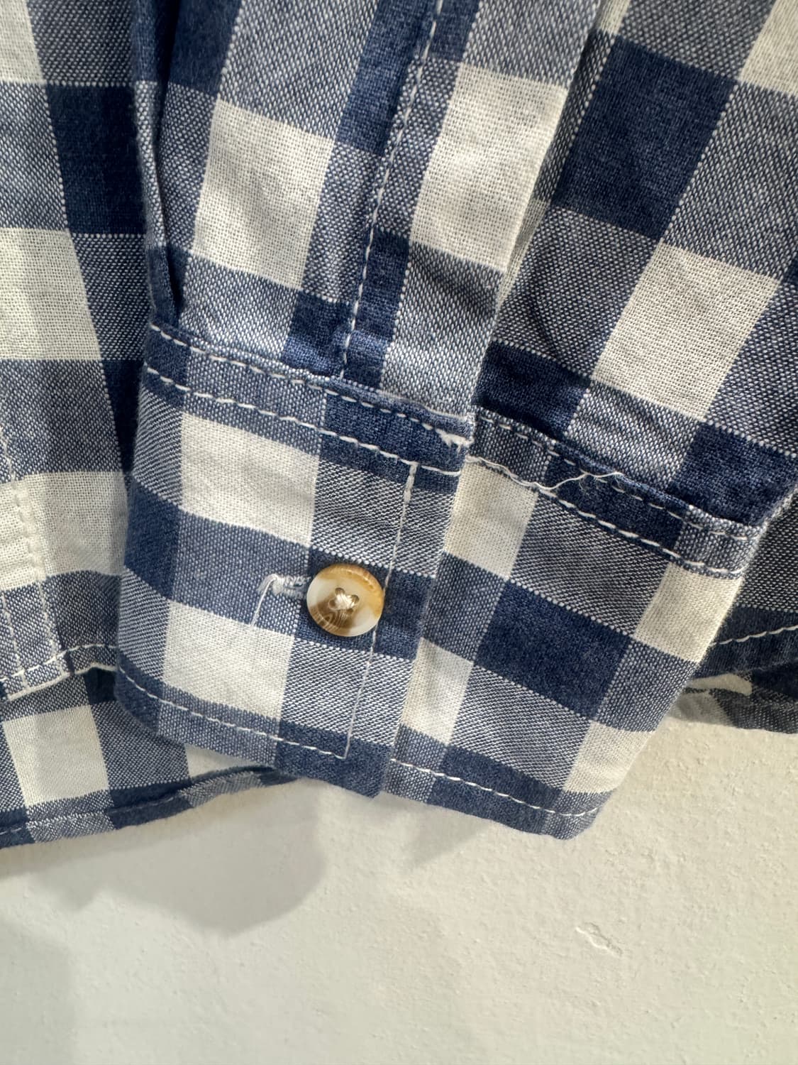 vintage topman 체크 롤업셔츠 상품이미지6