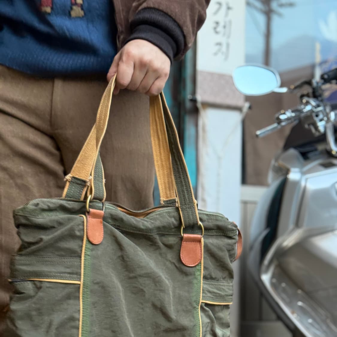 Anous France 캔버스 토트백  상품이미지9