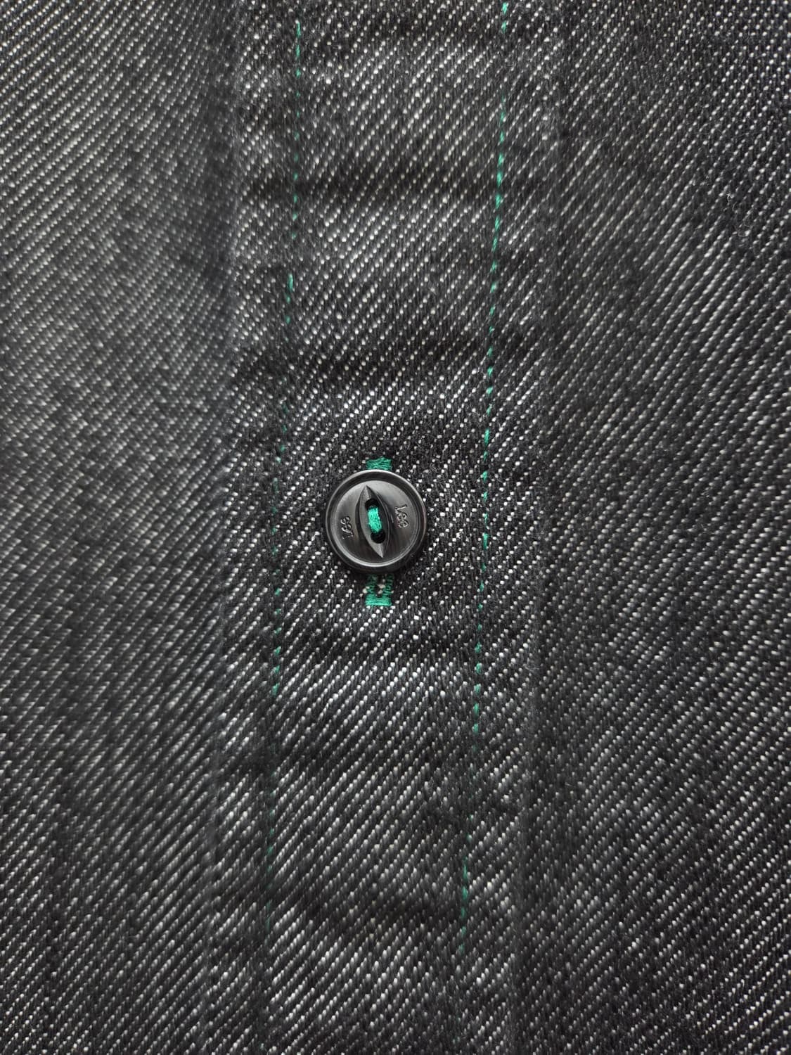 리 LEE 릴랙스드핏 블랙 데님 셔츠 상품이미지4