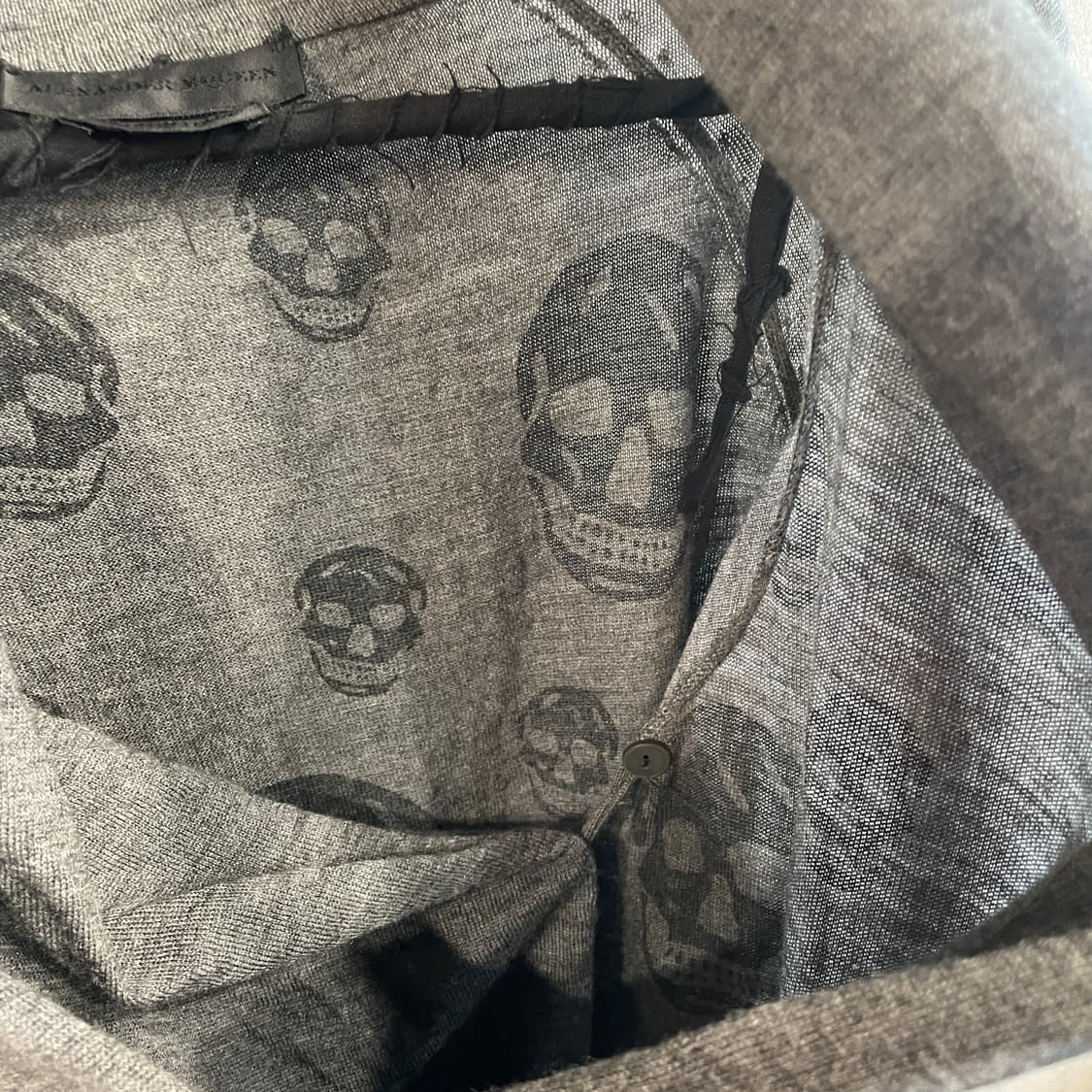 00s 알렉산더 맥퀸 비대칭 숄칼라 가디건  상품이미지5