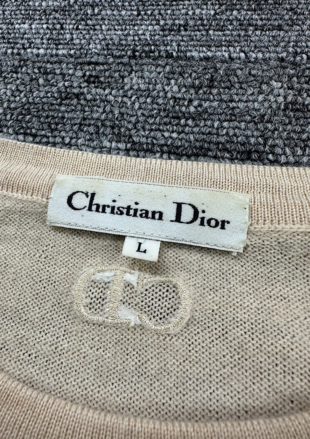 빈티지 크리스찬 디올 니트 L  상품이미지2