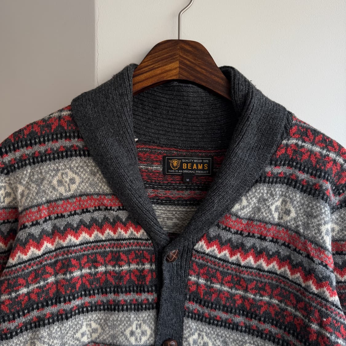 빔즈 페어아일 스웨터 가디건 상품이미지3