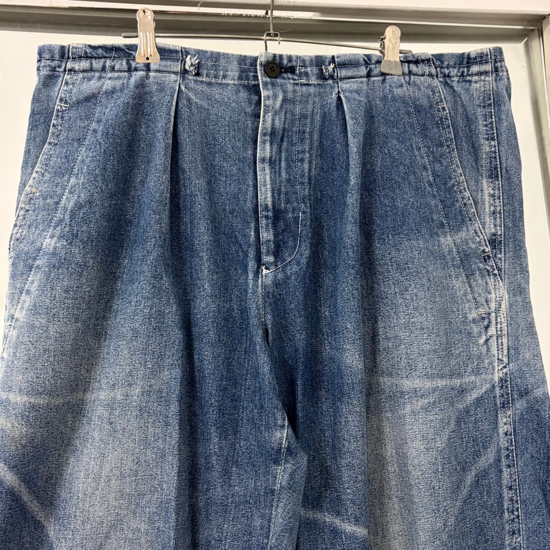 요지 야마모토 와이즈 와이드 데님 팬츠 상품이미지6