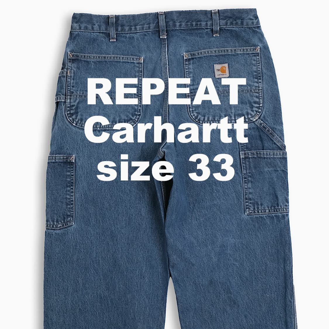 빈티지 칼하트 카펜터 청바지 33 인치 CH0133402 상품이미지1