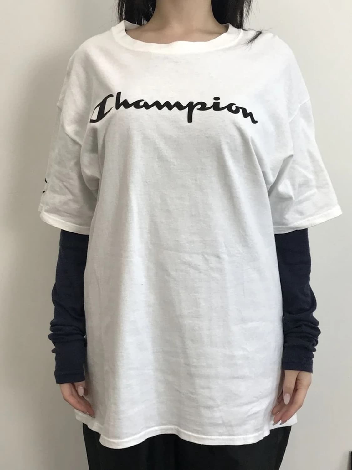 Champion Logo Tee White 상품이미지3