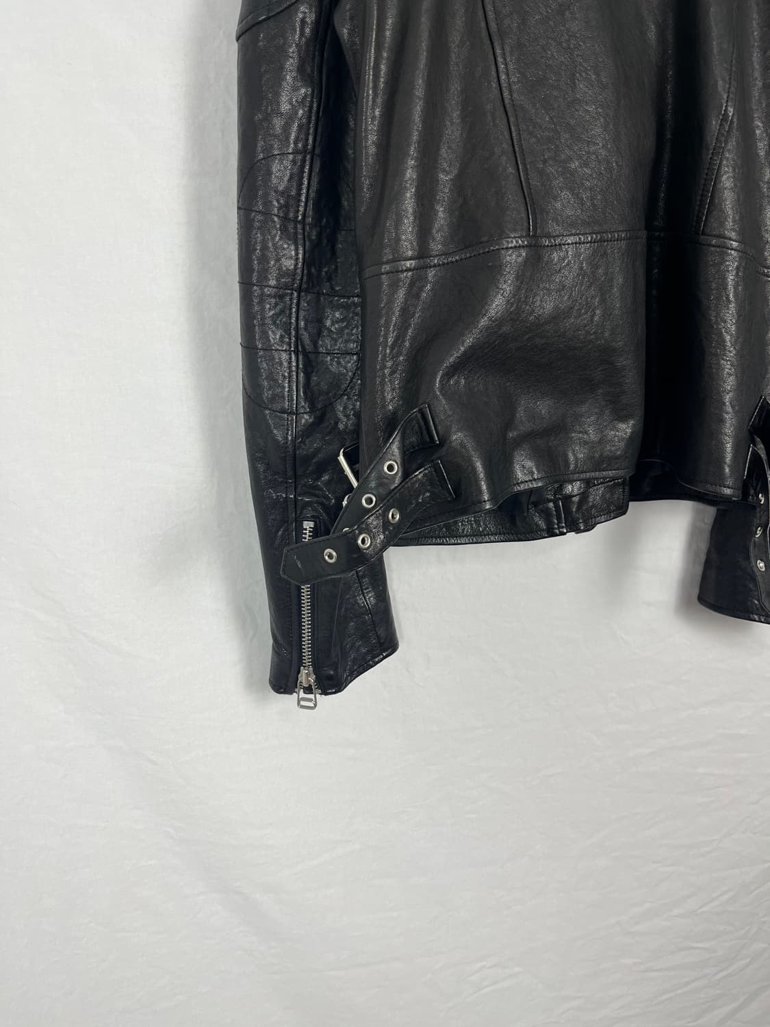 Vintage 리얼레더 라이더 자켓 상품이미지7