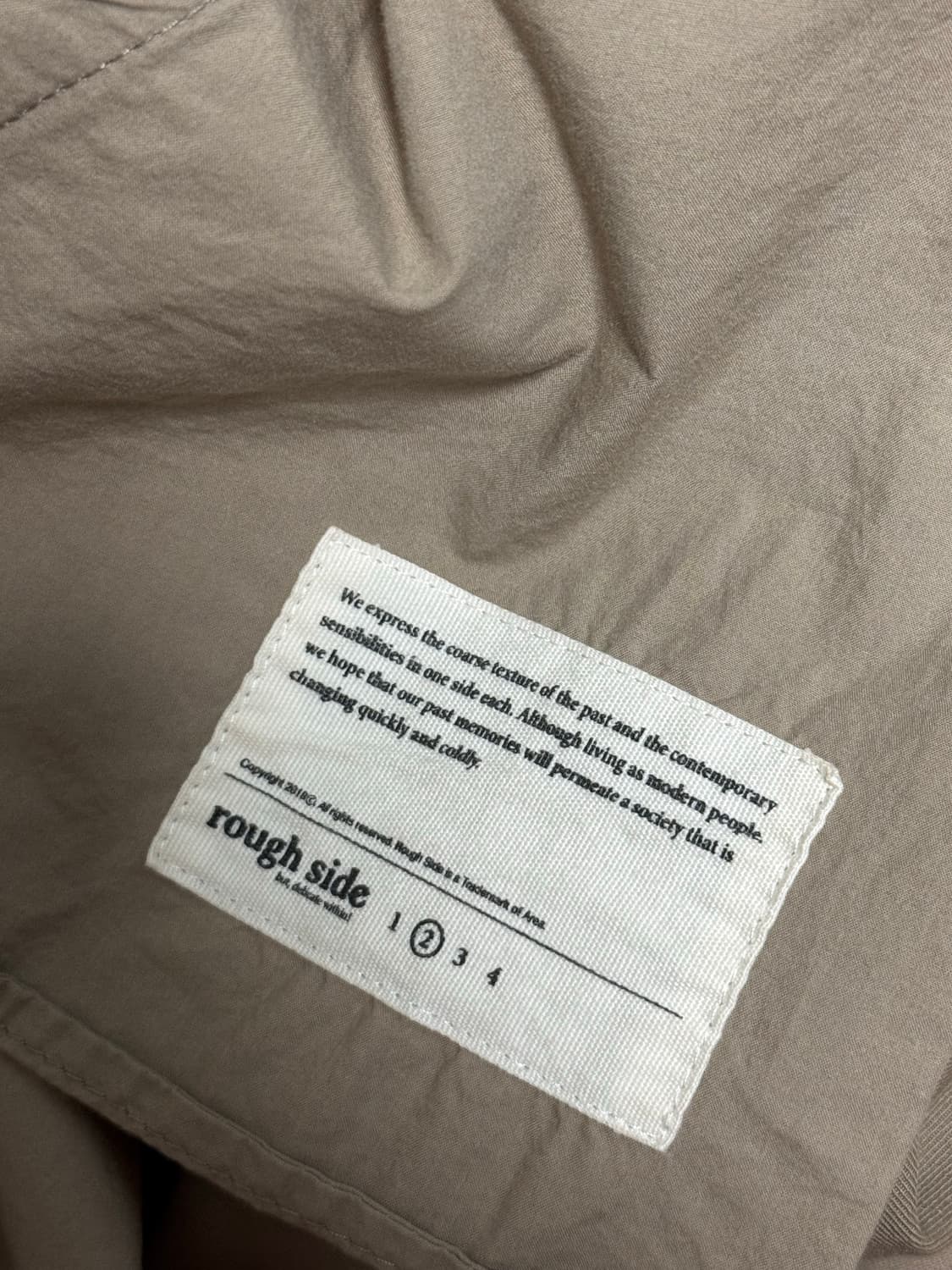 러프사이드 투턱 와이드 치노팬츠 카키 2 상품이미지3