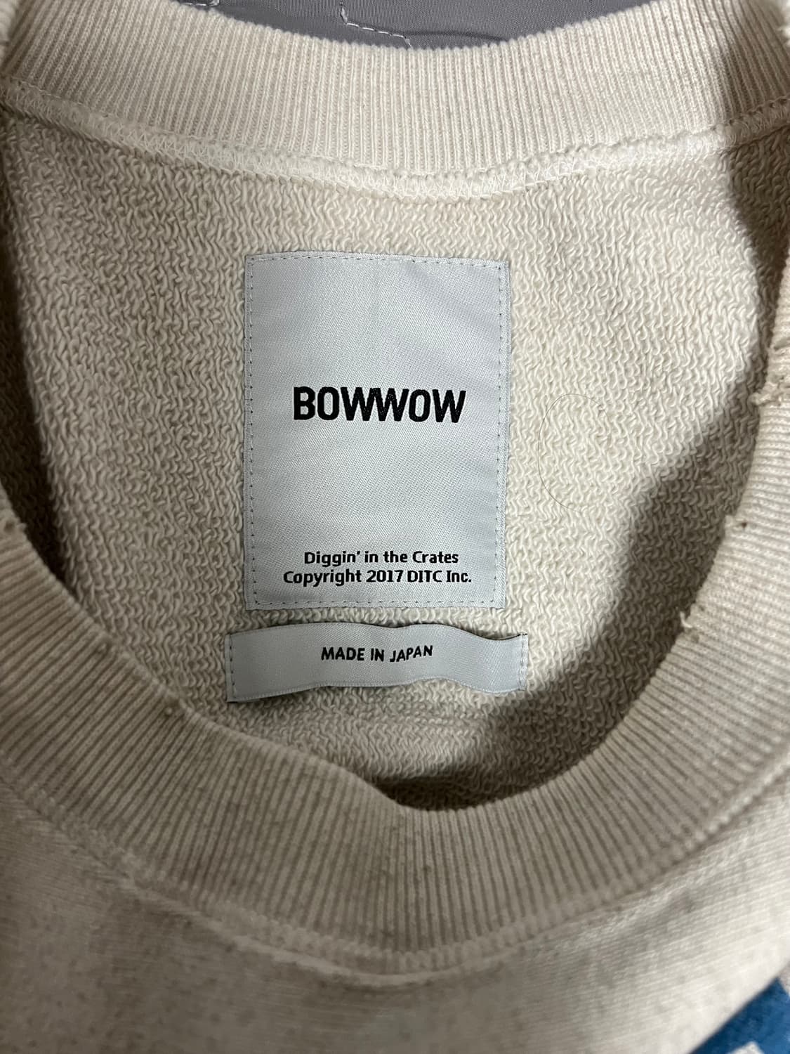 바우와우 빈티지에이징 스웻셔츠 XXL 상품이미지6