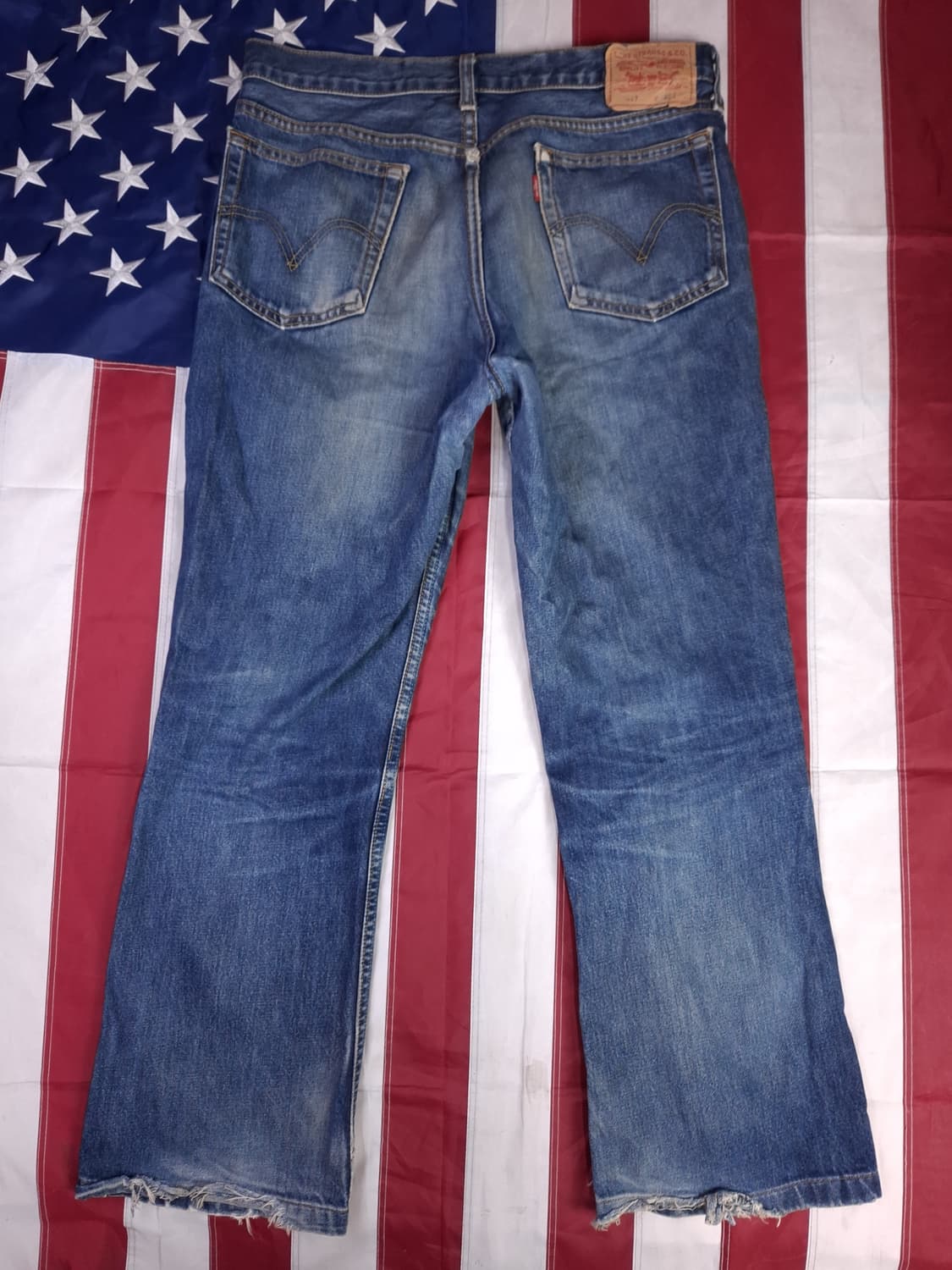 오리지날 90's 국내산 리바이스 517 부츠컷 데님진 상품이미지3