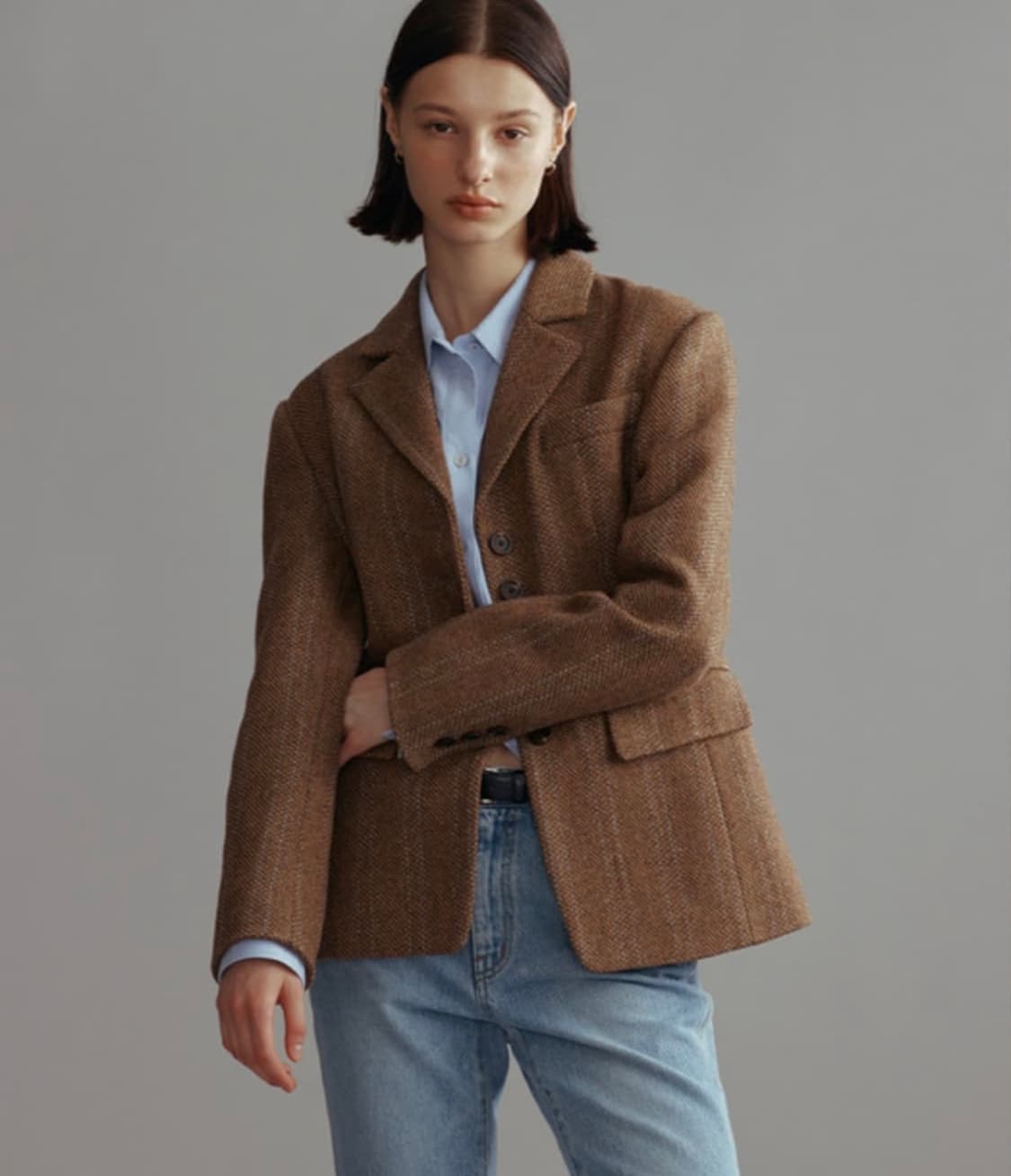 앤유 쇼디치 클래식 울 자켓 상품이미지2