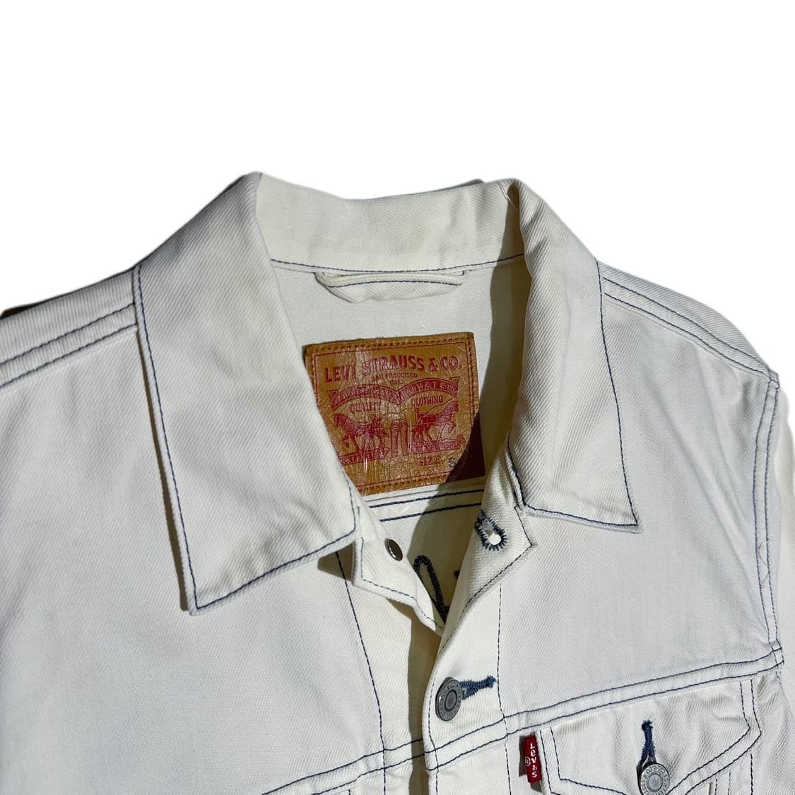 리바이스 재팬라인 자수 데님 트러커 자켓 상품이미지3