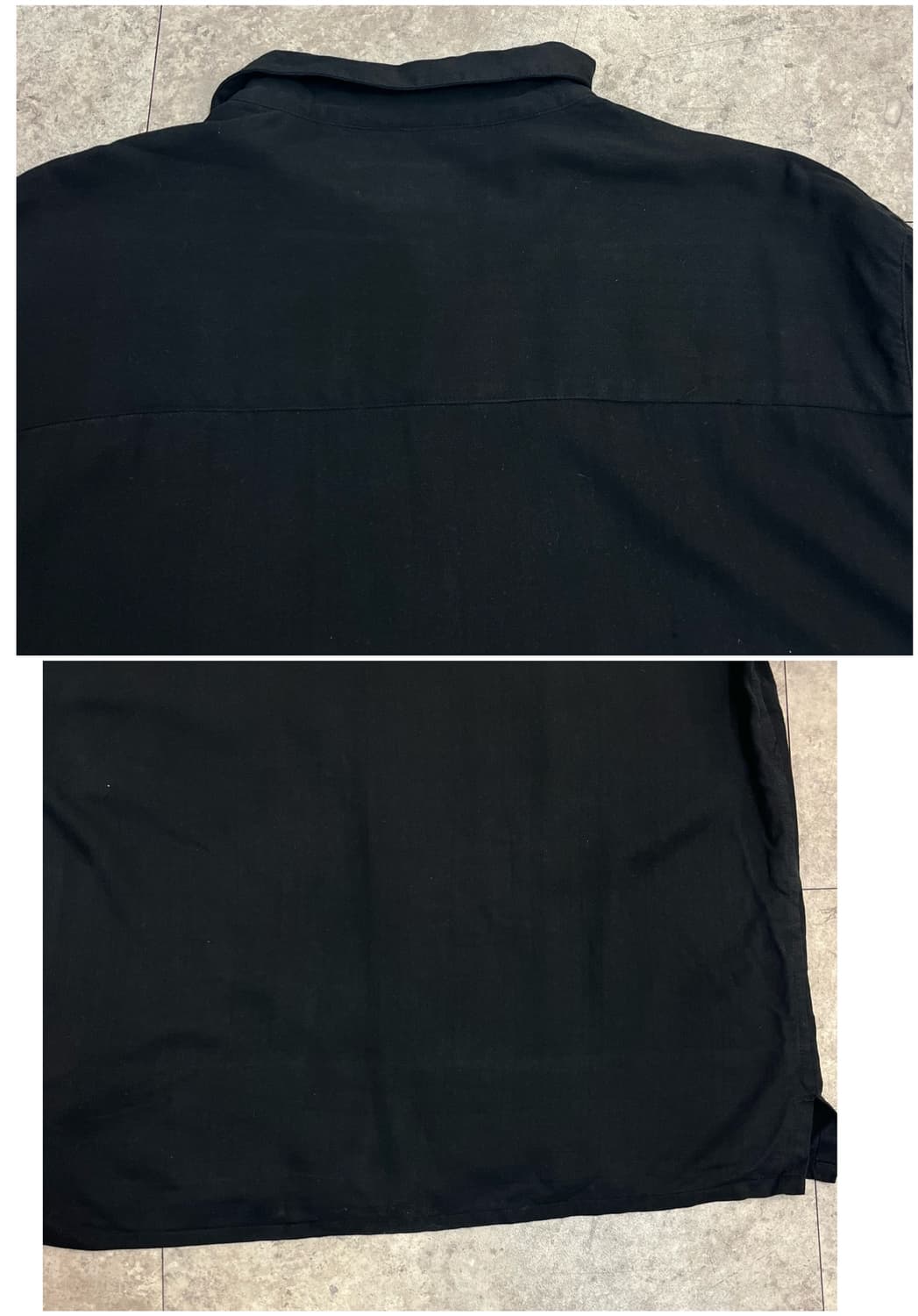 빈티지 야자수 반팔 셔츠 블랙 L #csz3499 상품이미지8