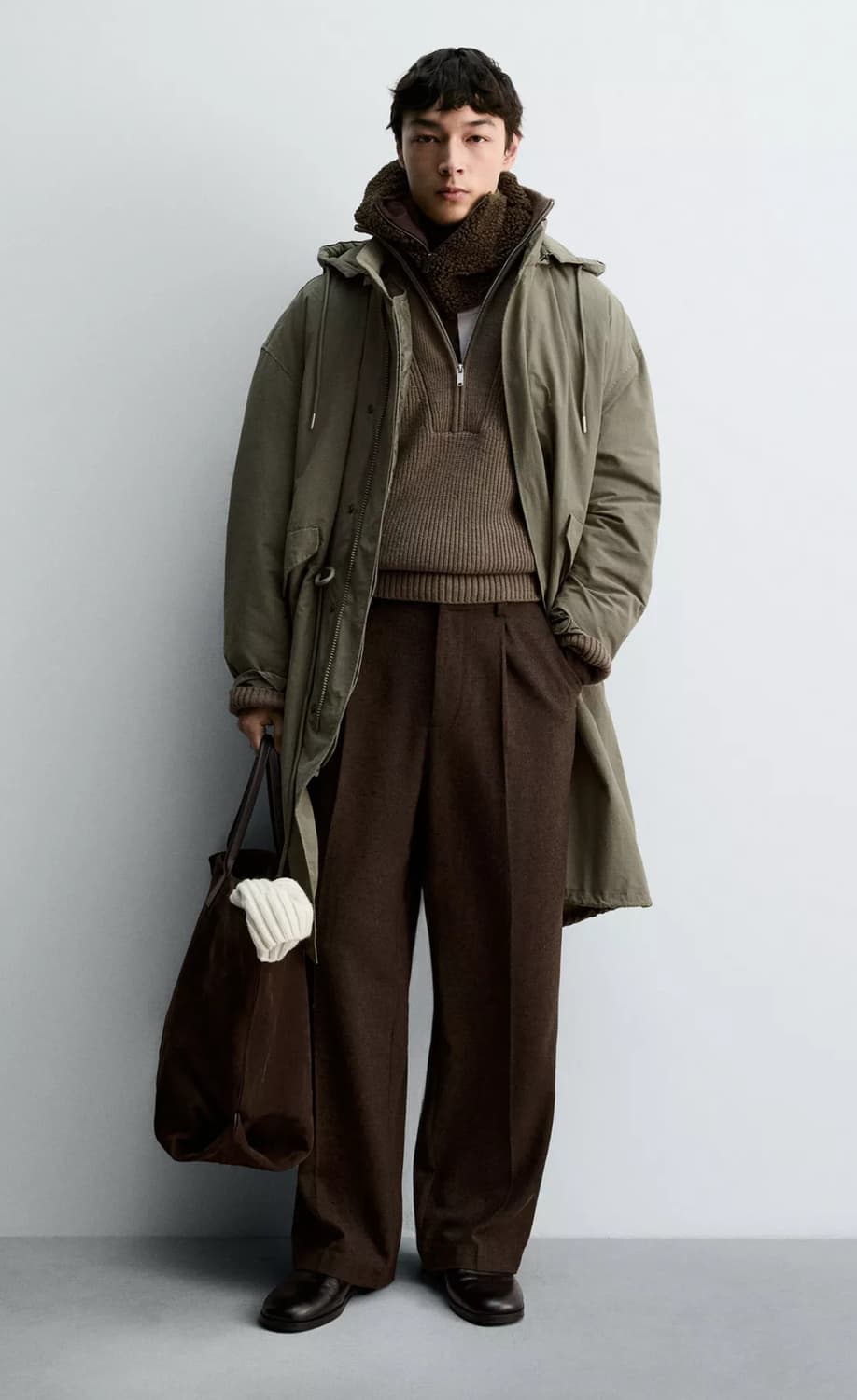 Zara 투인원 탈부착 파카 상품이미지1