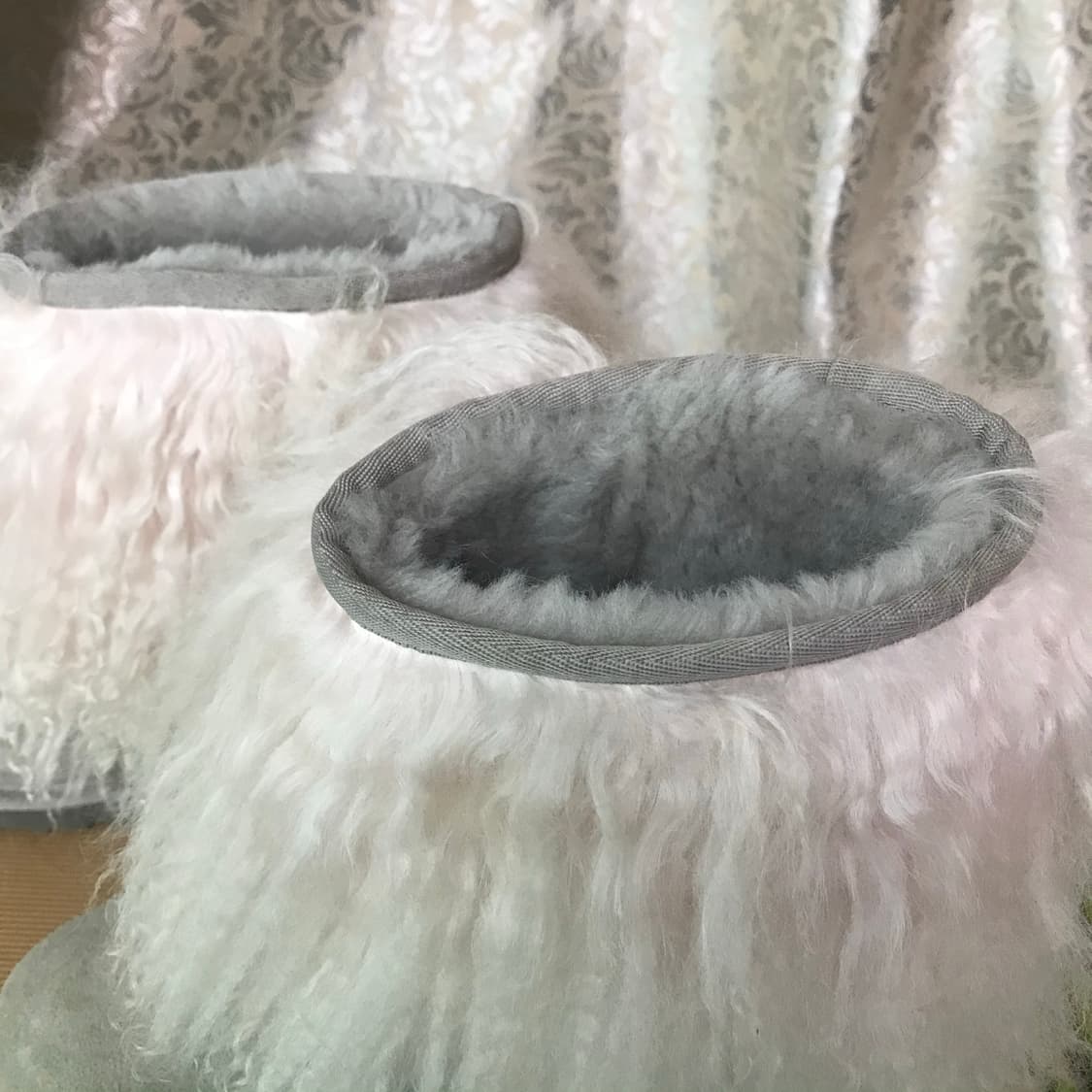 Ugg 몽골리안 퍼 부츠 그레이 230 상품이미지4