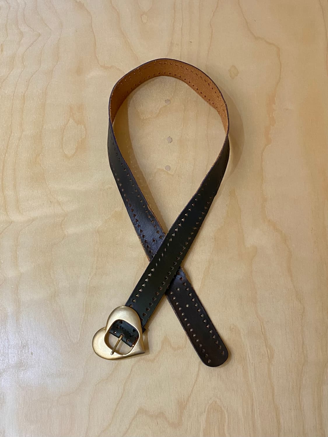 VTG heart buckle belt 빈티지 하트 버클 벨트 상품이미지2