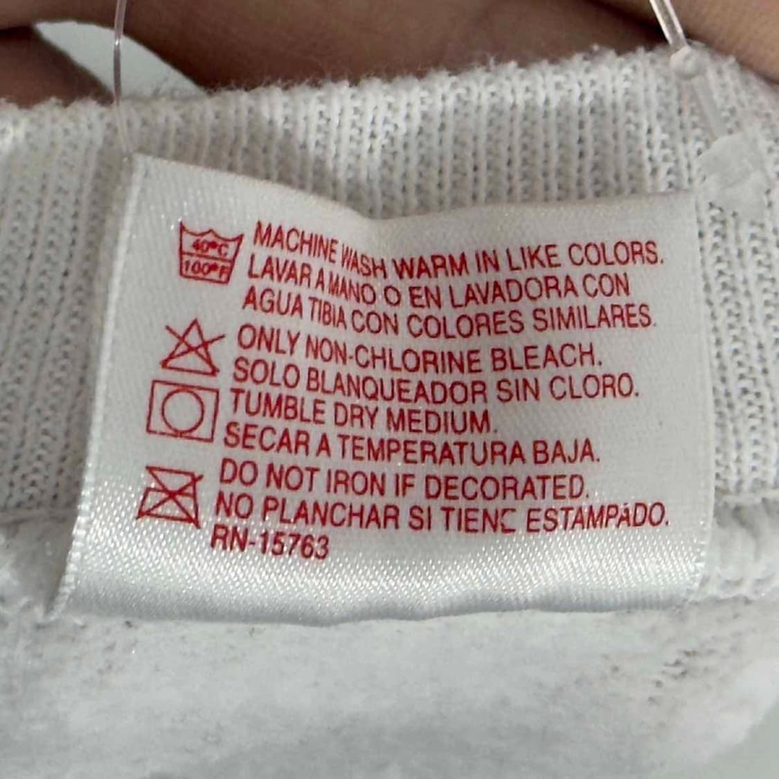 90s 헤인즈 킹루이 스웻셔츠 USA 상품이미지5