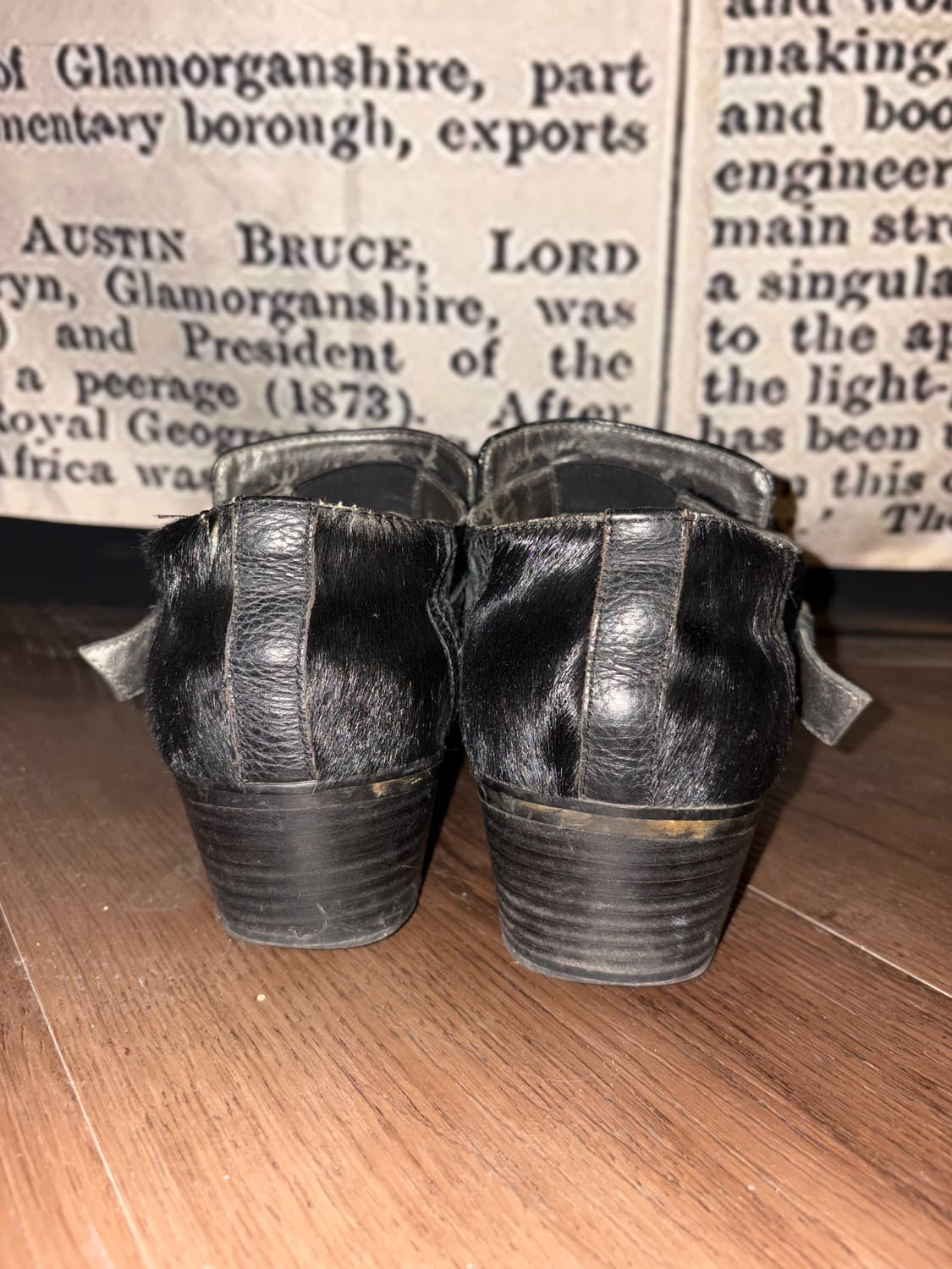 Tornado mart calf hair leather boots 상품이미지5