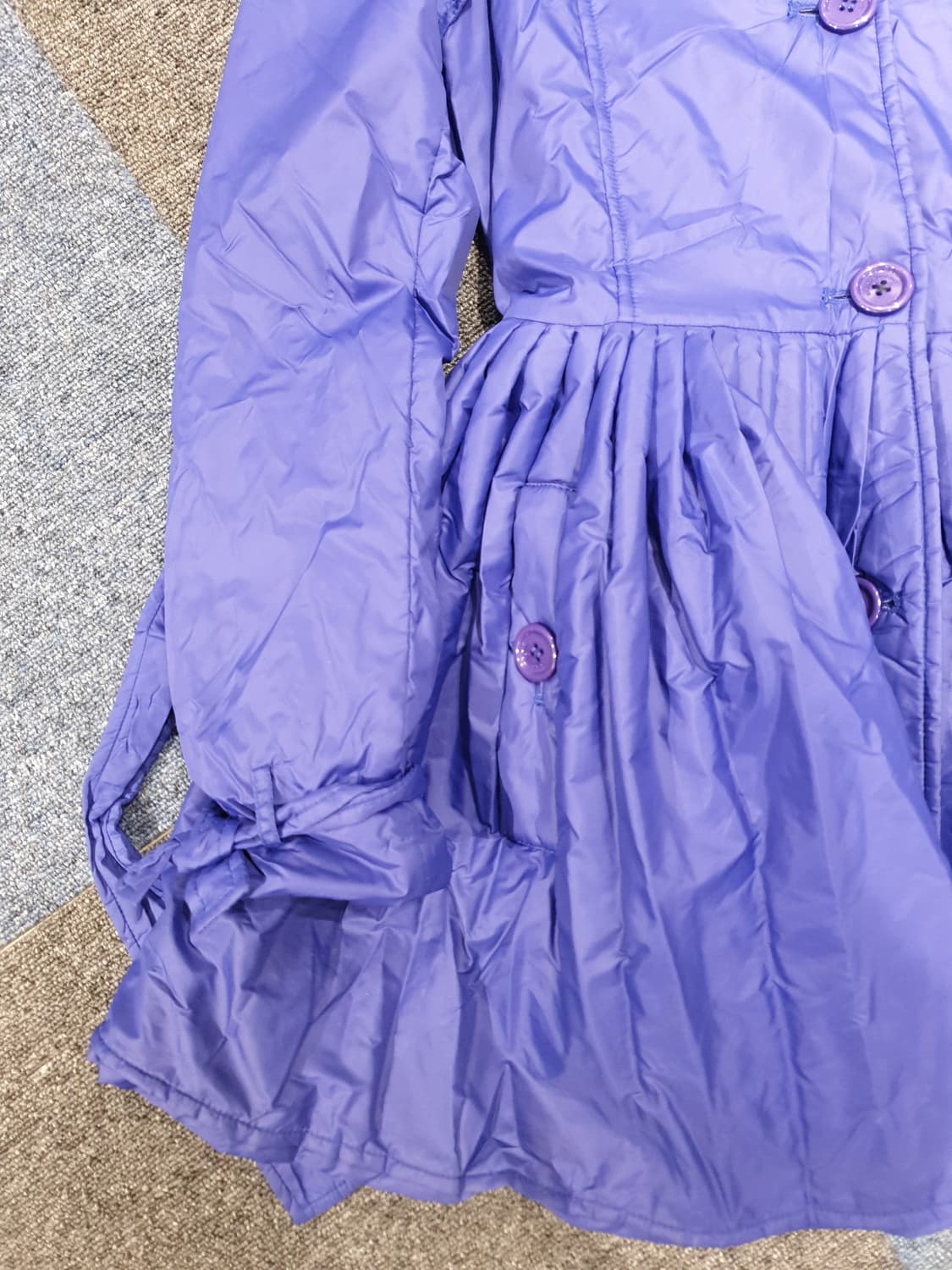 모스키노 퍼플 플레어 패딩코트 상품이미지5