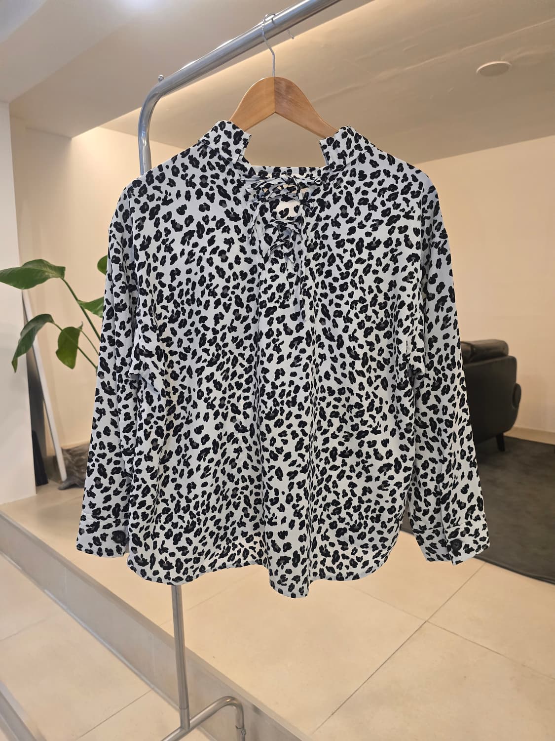 레오파드 셔츠 상품이미지2